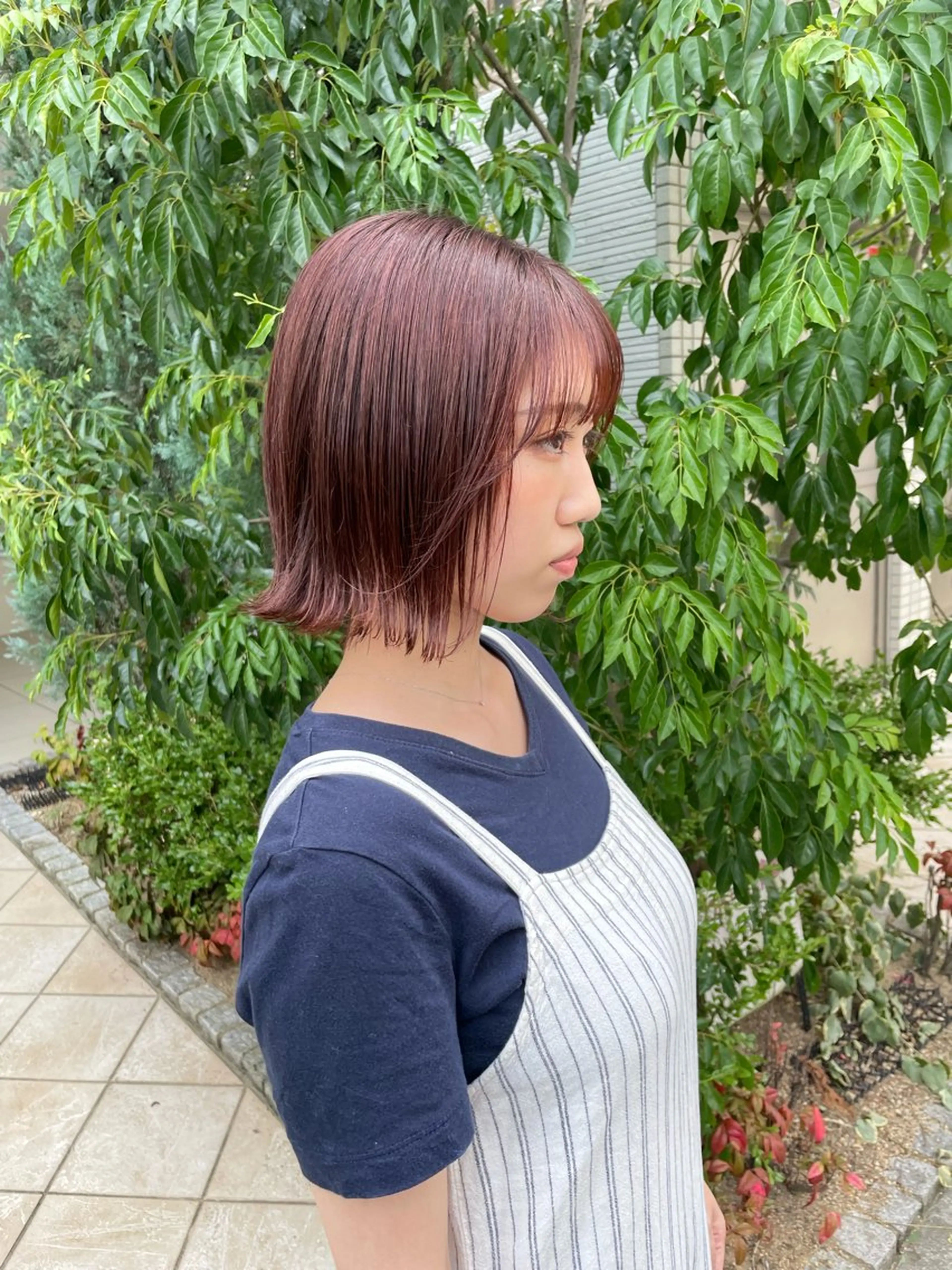 ミディアム 亀川蓮 Agu hairのヘアスタイル