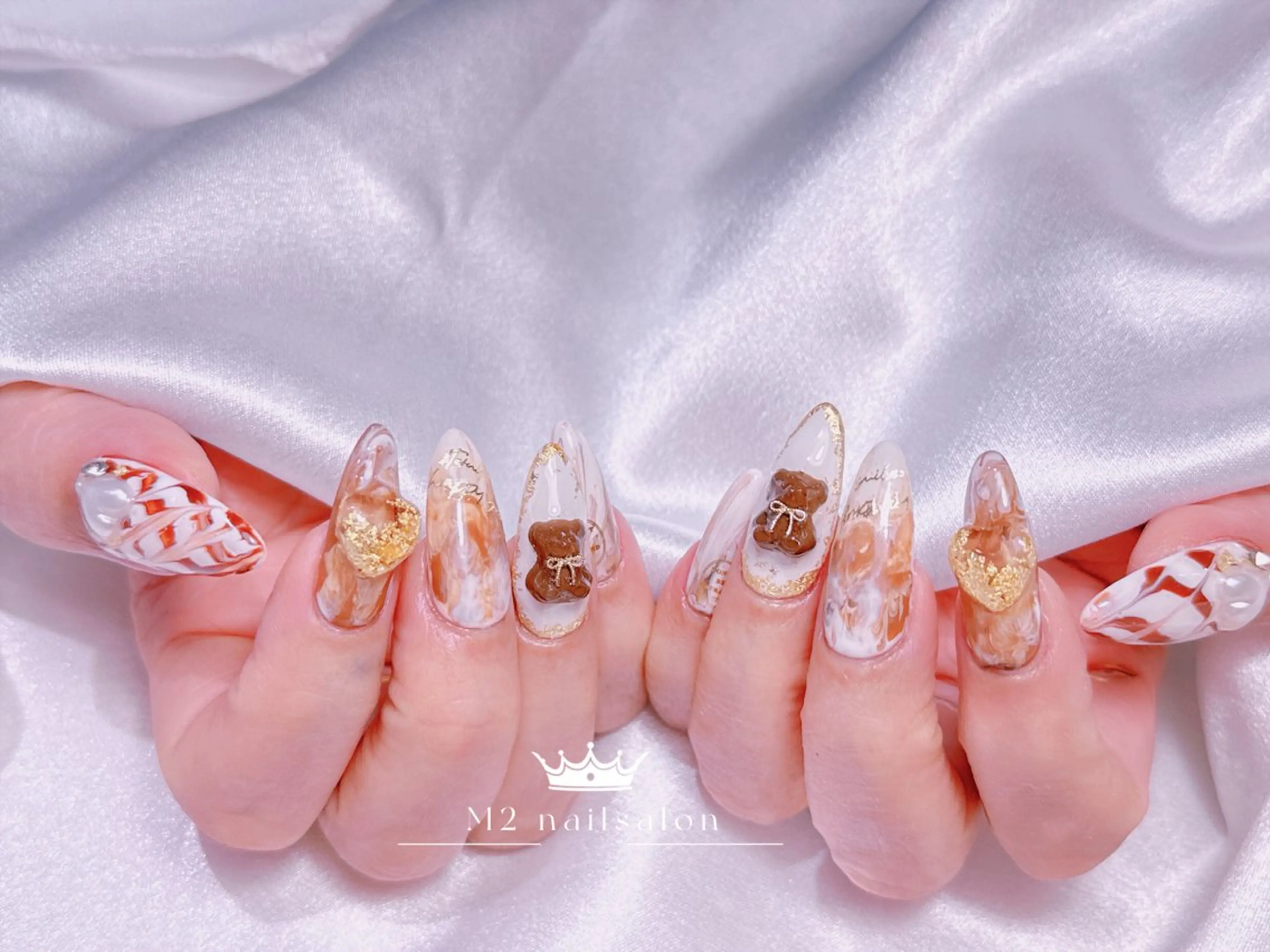 ネイル ハンドネイル 長さだし専門店 M2 rikaのネイルデザイン