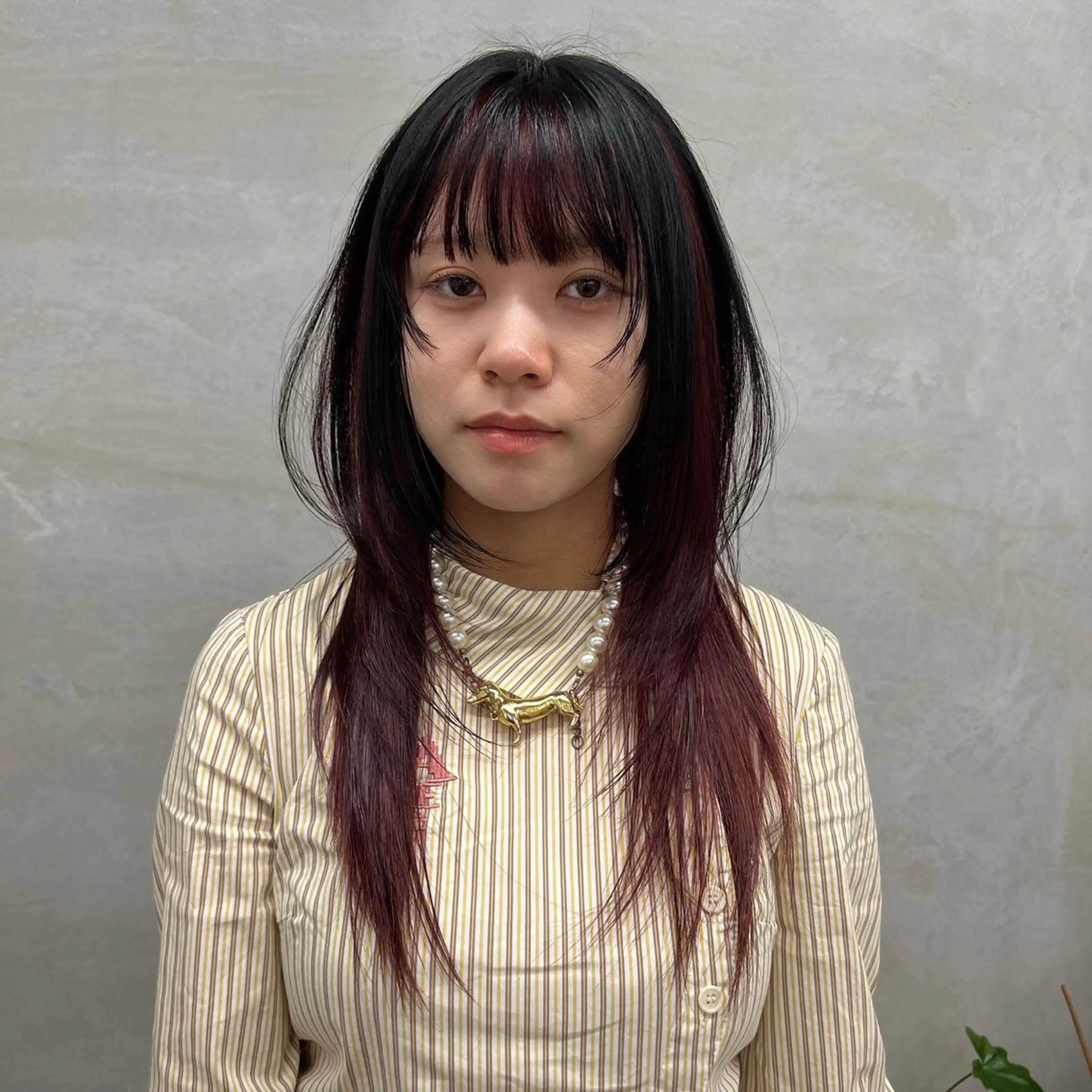 ロング カット サカモト ナオミのヘアスタイル