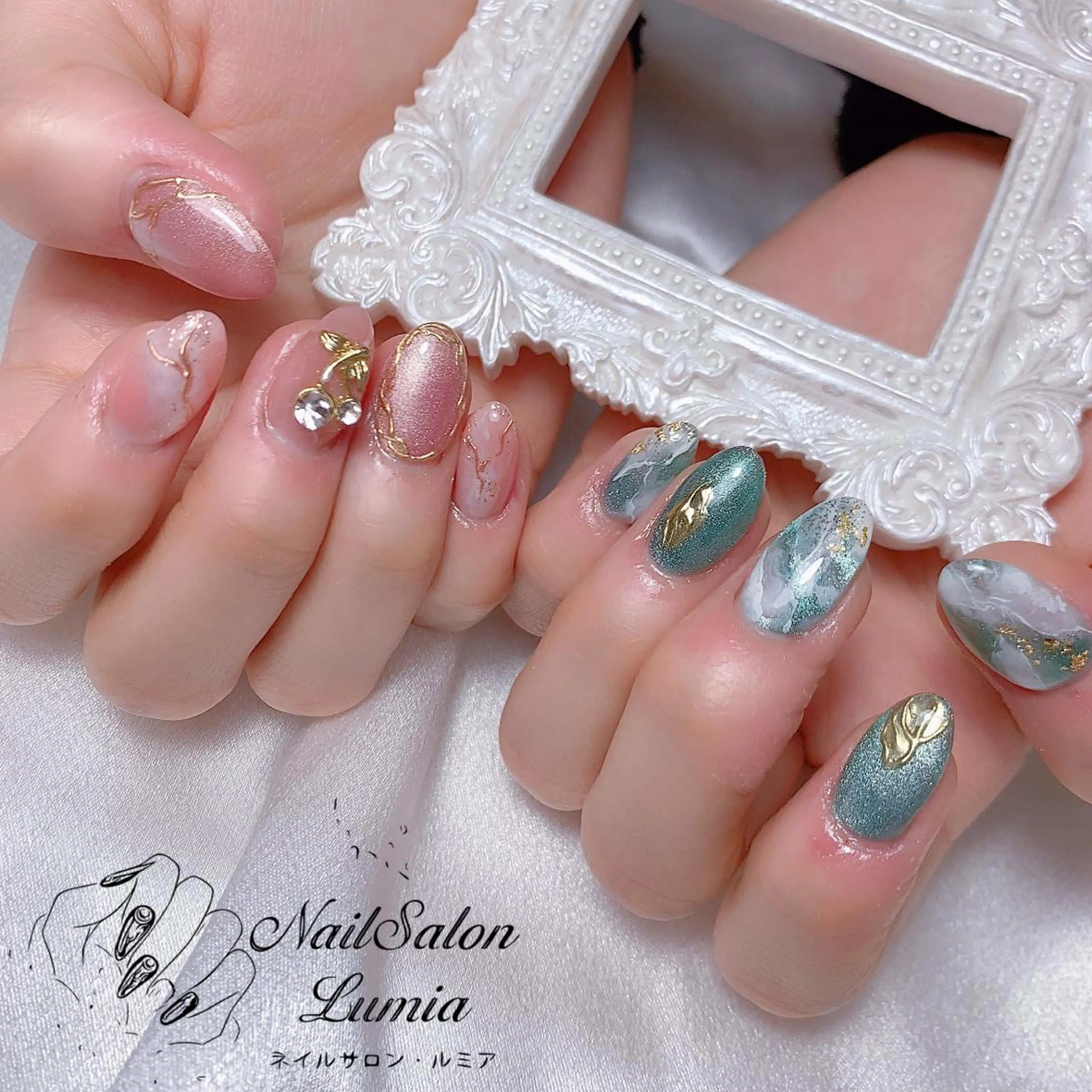 ネイル ハンドネイル ネイルサロン ルミア Lumia 店長のネイルデザイン