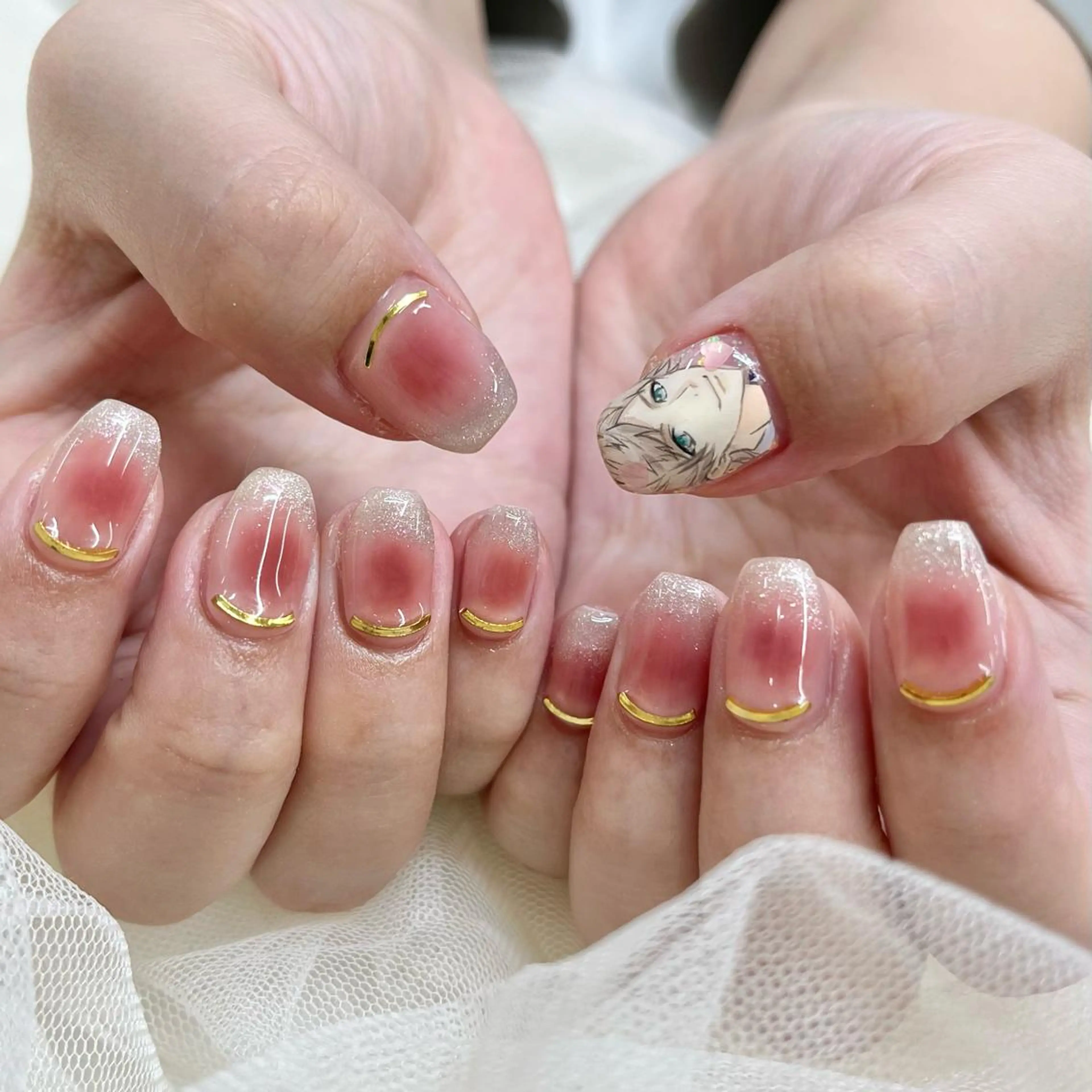 ミディアム ハンドネイル 池袋痛ネイル Nok. 渡辺のネイルデザイン