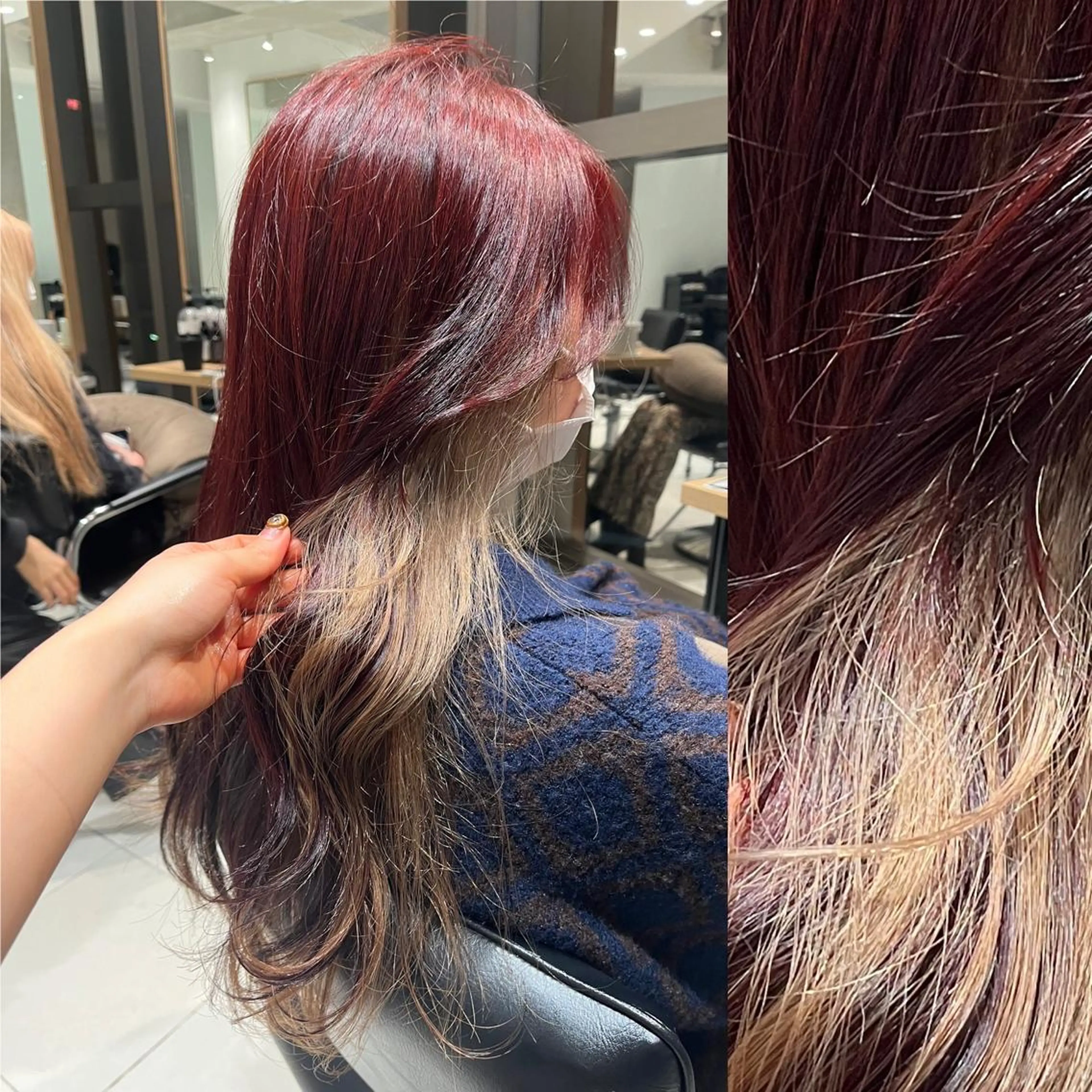 ロング カラー ヘアアレンジ 成人式 ベージュカラー ブリーチ ブラウンカラー ケアブリーチ stylist ◎RUKI.のヘアスタイル