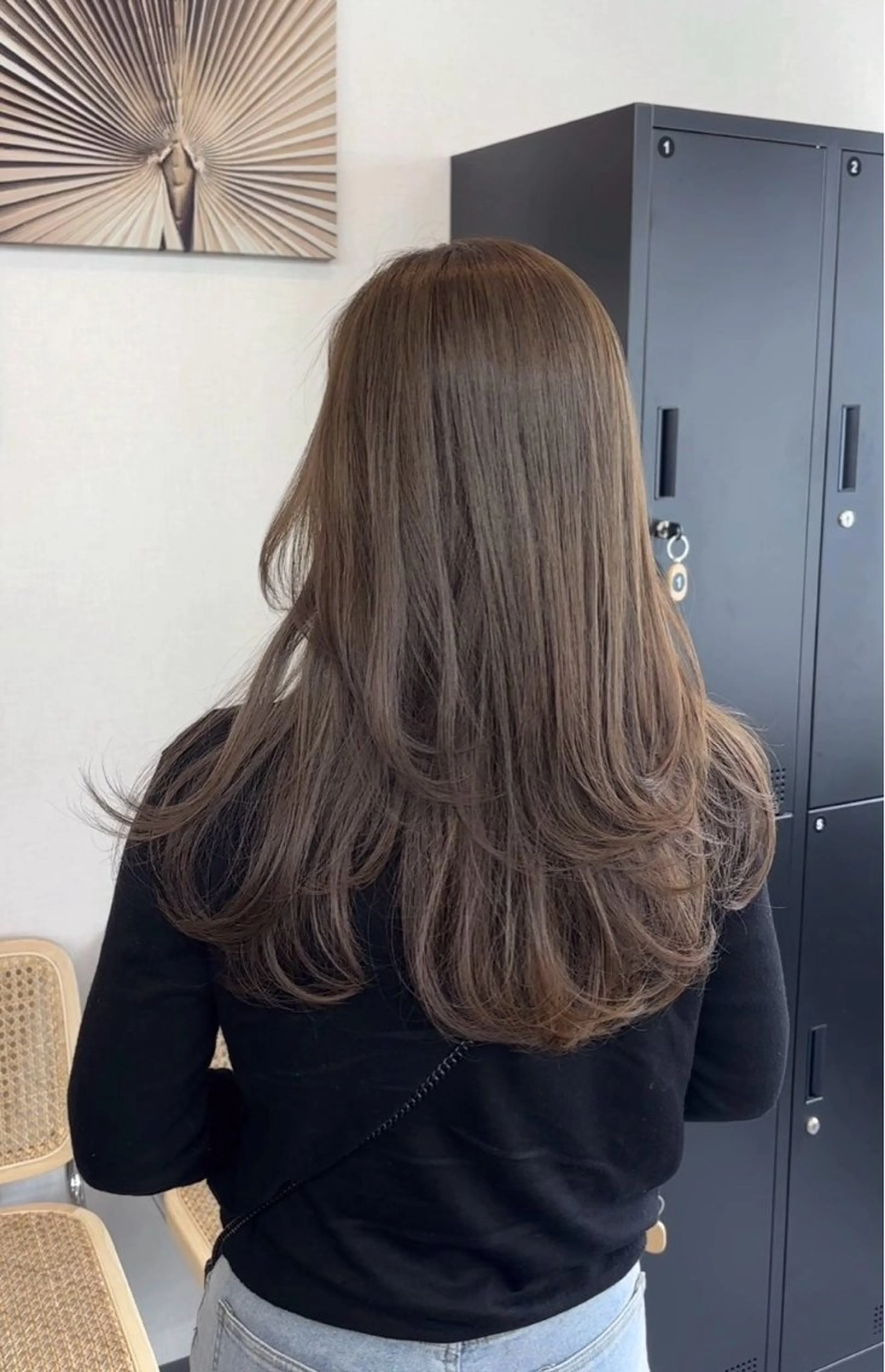 【ロング限定】ブリーチなしダブルカラー➕巻き仕上げの写真