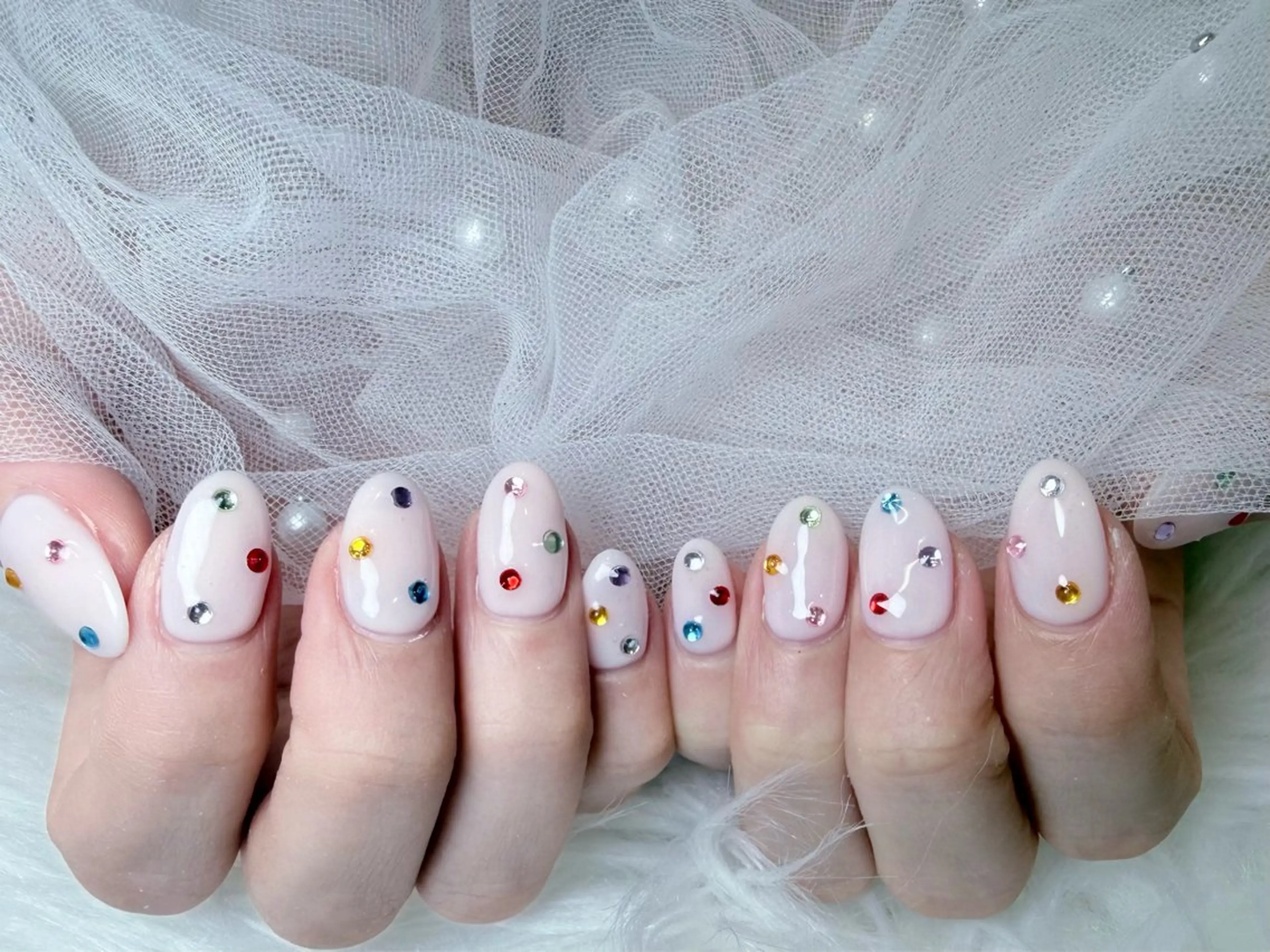 ネイル ジェルネイル 持ち込み ニュアンスネイル パラジェル シンプルネイル ハンドネイル Y&L Nailのネイルデザイン