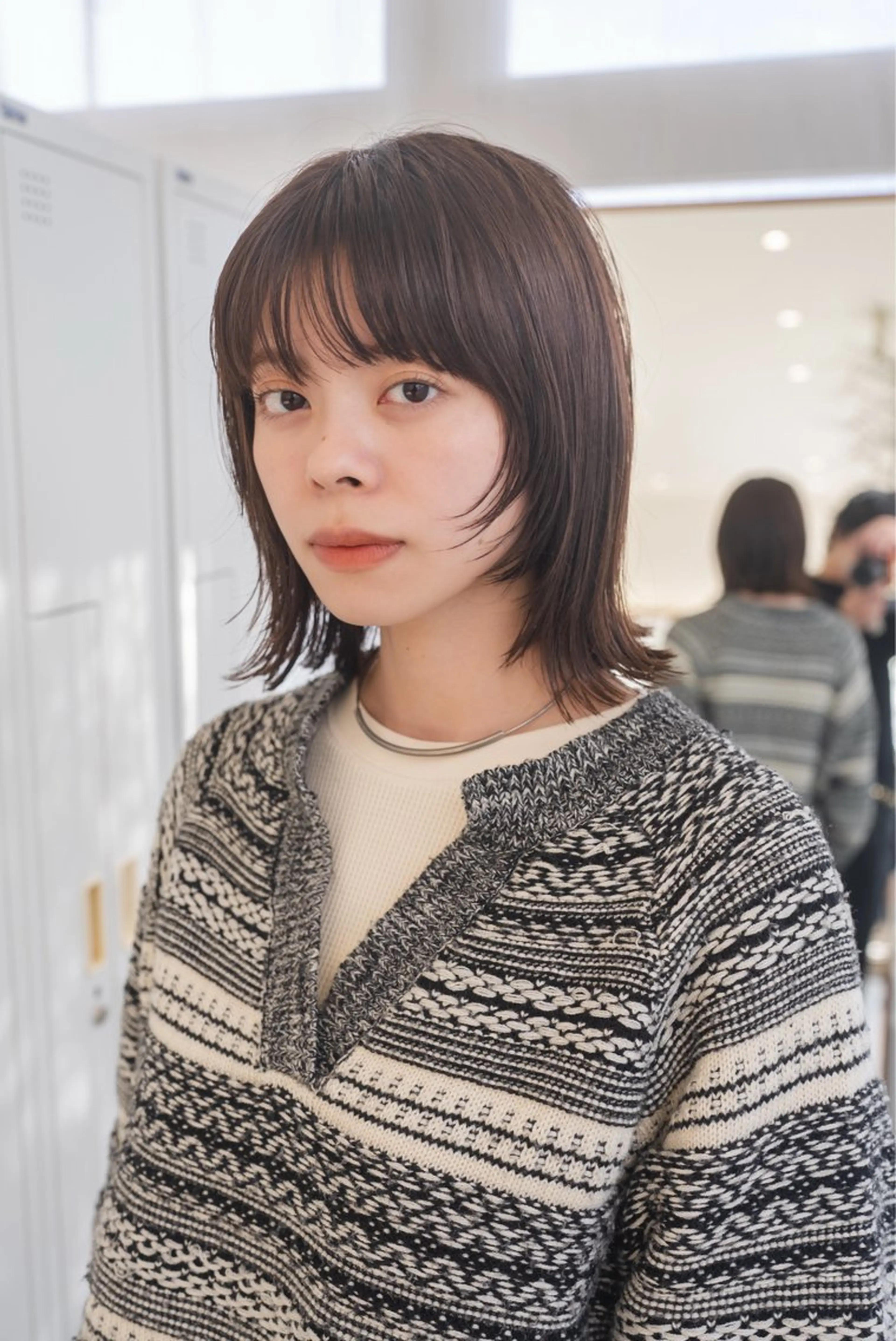 ミディアム カラー レイヤーカット カット ヘアカラー トリートメント Genta @gegege75のヘアスタイル