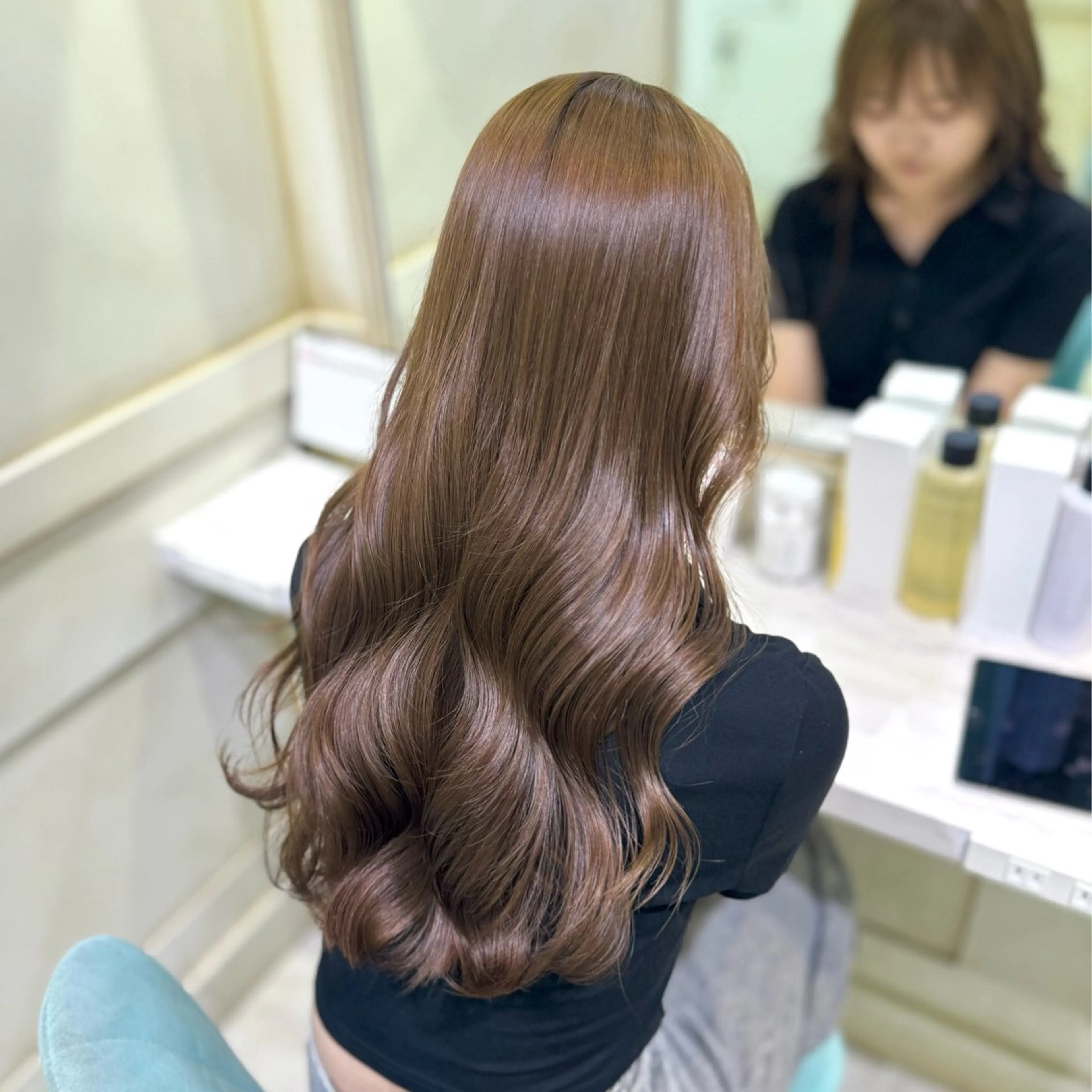 ロング カラー ヘアカラー トリートメント 透明感カラー/ kazusaのヘアスタイル