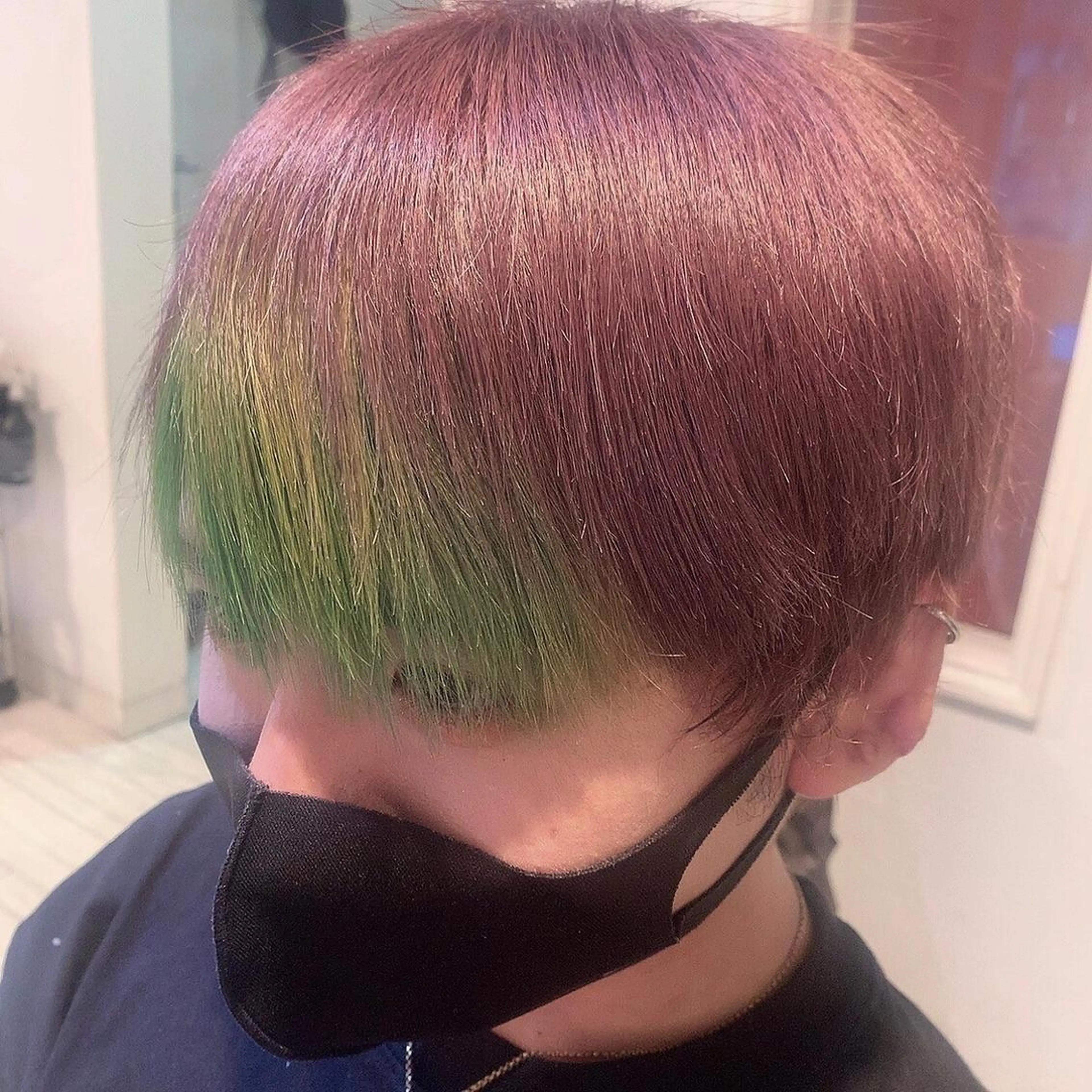 カラー メンズ 髪質改善&ストレート ‪✂︎‬鈴木青樹のヘアスタイル