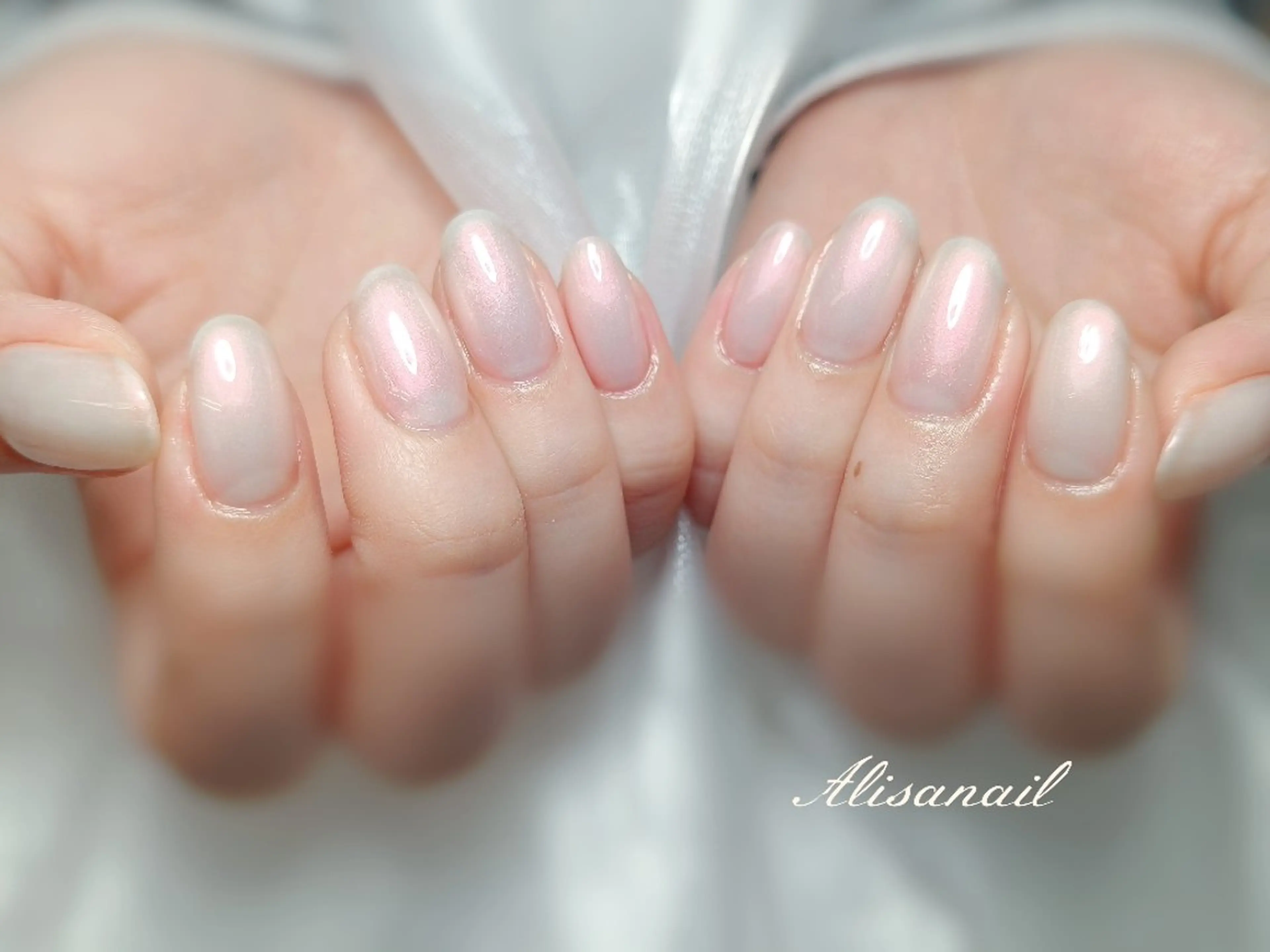 ネイル ラメ(グリッター) ワンカラーネイル エ ンのネイルデザイン