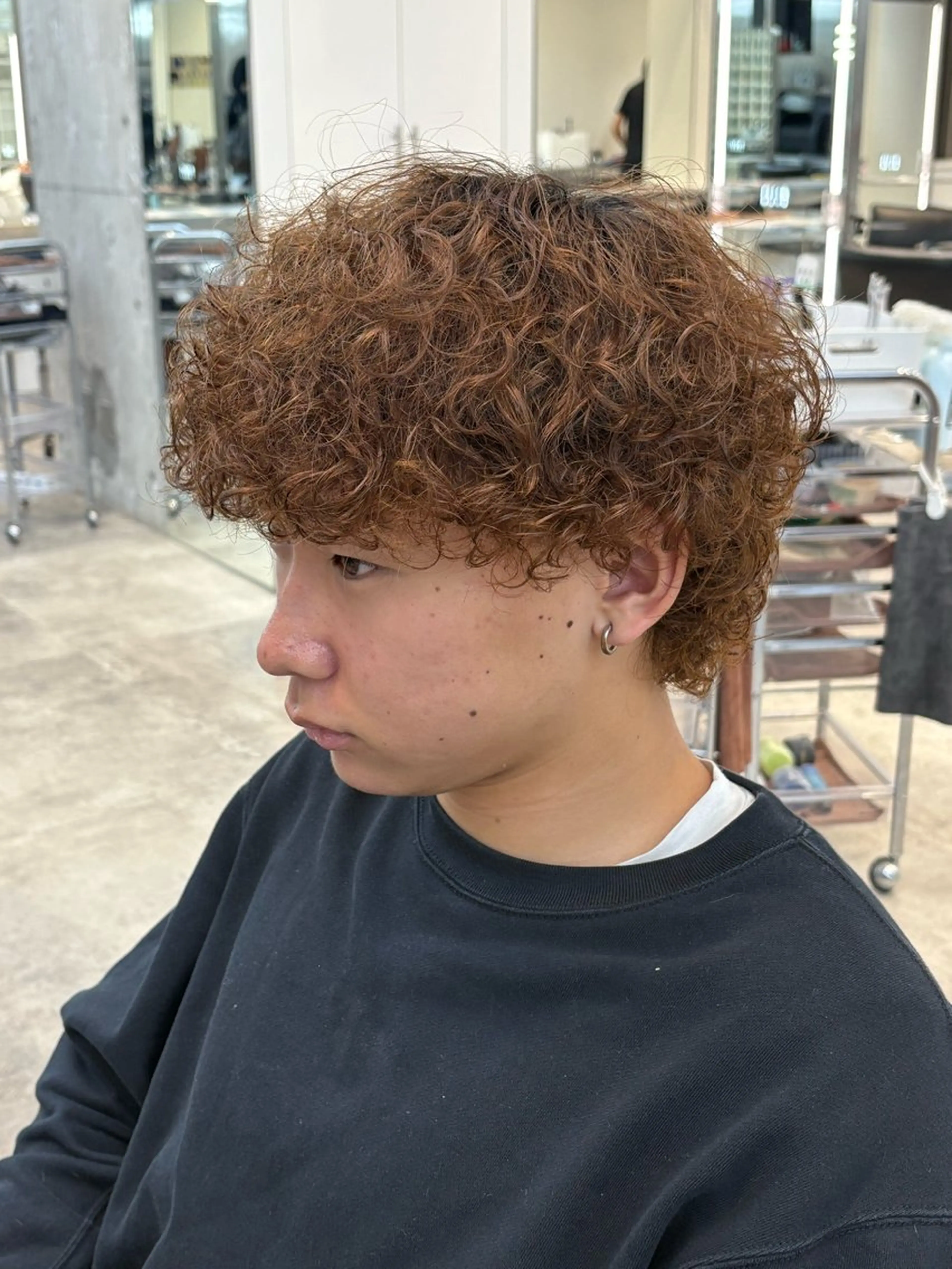 カラー パーマ メンズ カット パーマ fifth 武正 琉生のヘアスタイル