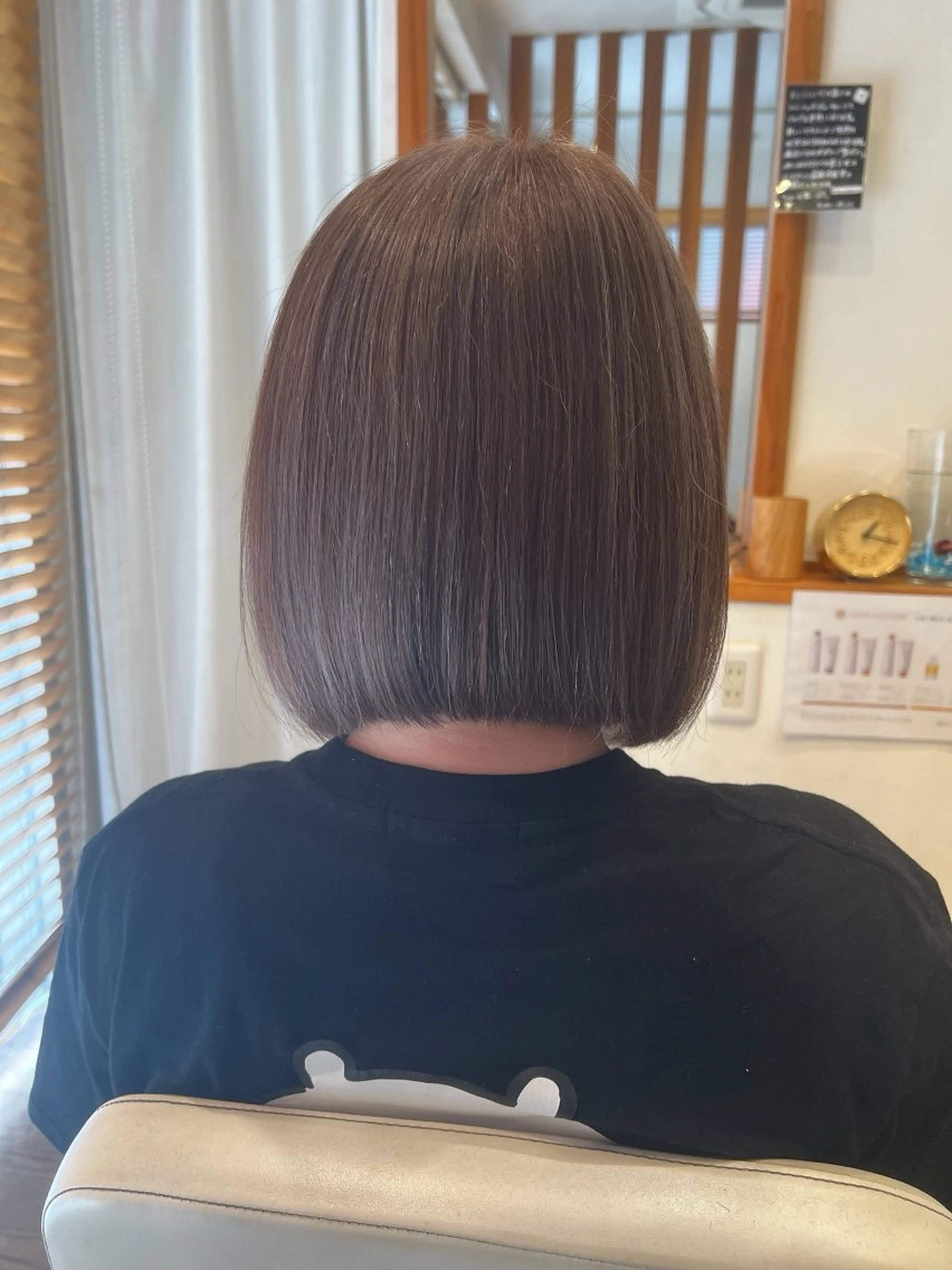 ミディアム カラー カット ヘアカラー アザマ　ヤスカツ _rosso 川口のヘアスタイル