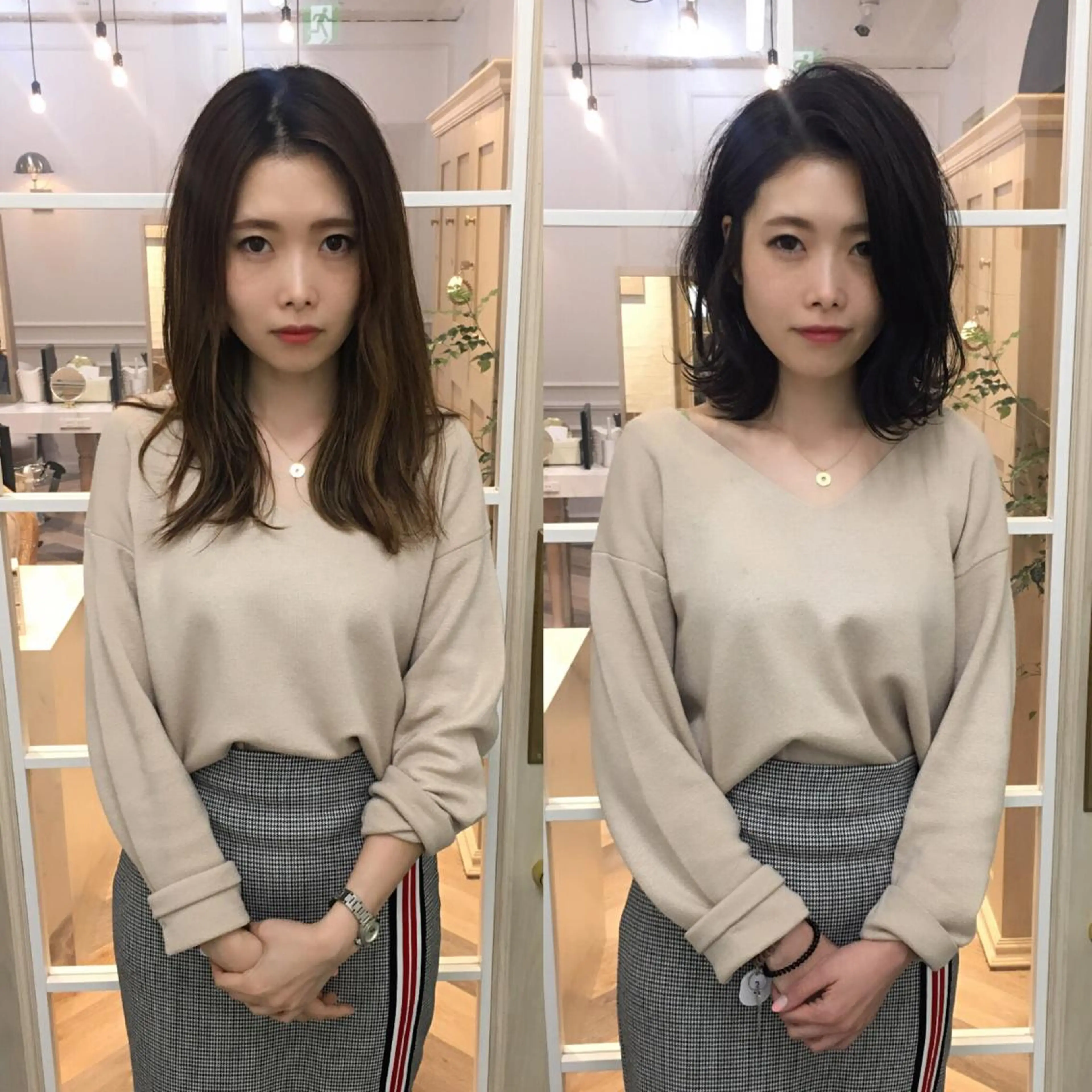 ミディアム カラー NoWL所属・大人可愛いショート＊ NoWL栗原隆成のヘアスタイル