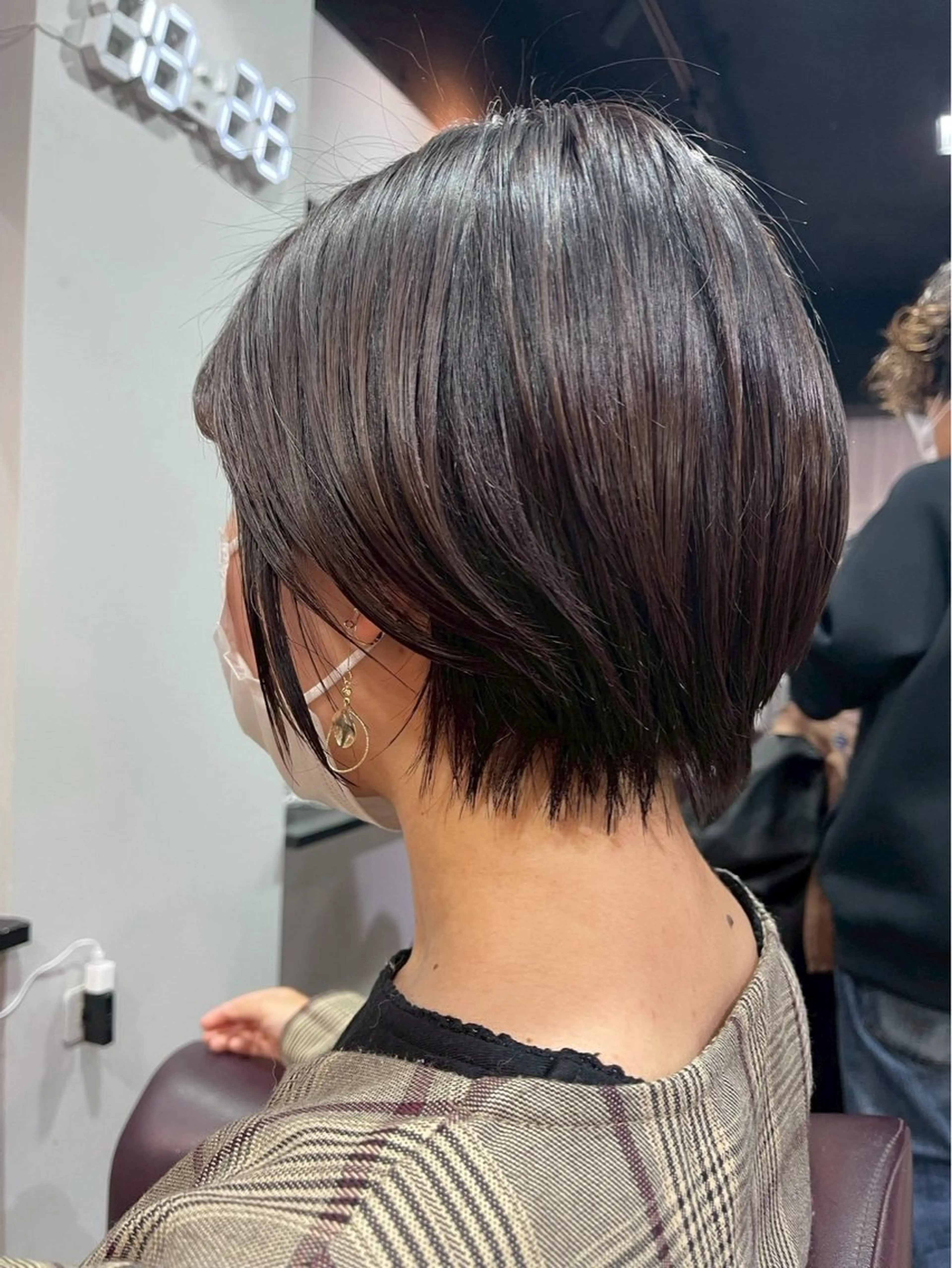 ショート カラー ヘアアレンジ ショートヘア 栄💗レイヤーカット ｜パーマ｜haruのヘアスタイル