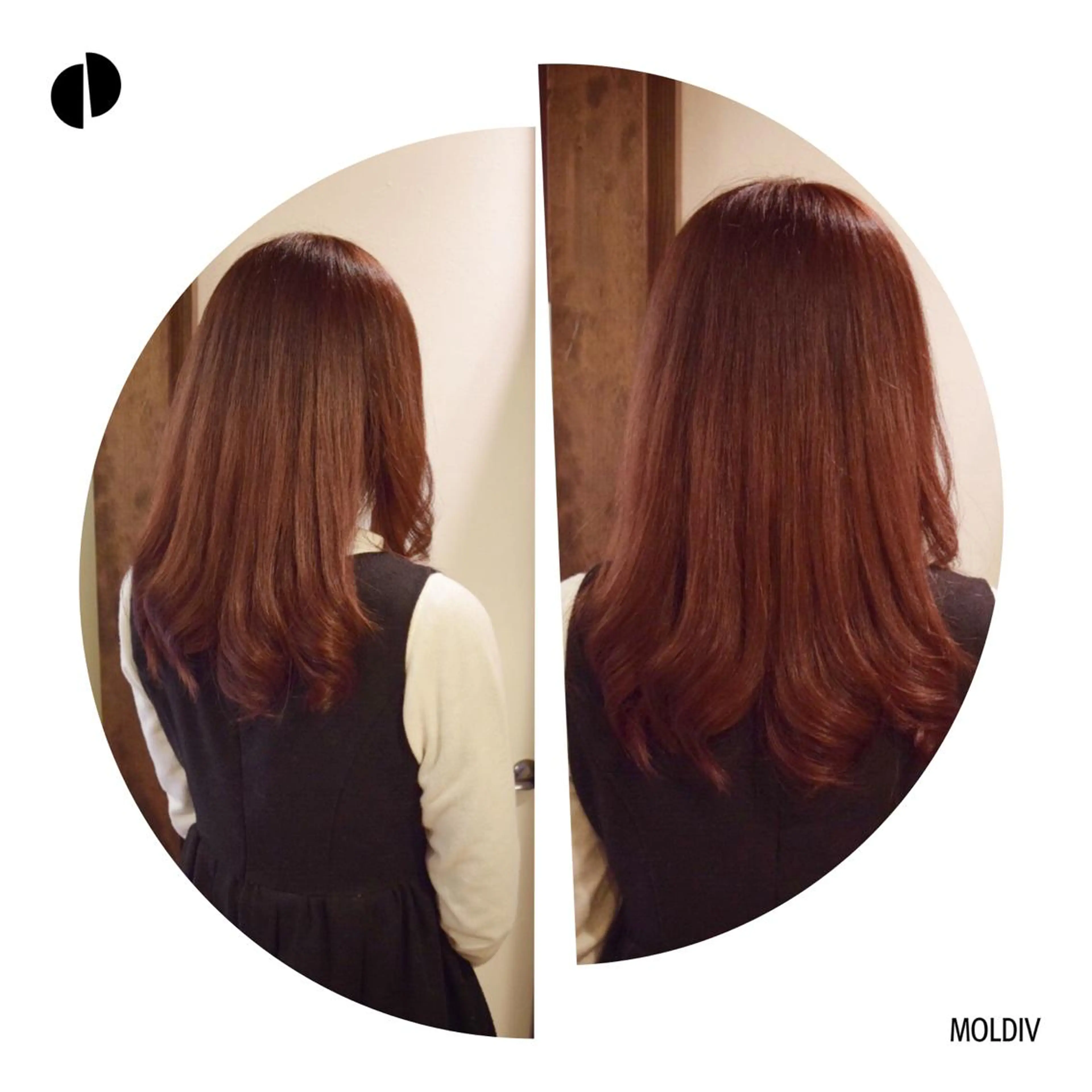 セミロング カラー ブラウンカラー ピンクカラー ピンクブラウン カット ヘアカラー トリートメント ✨縮毛矯正✨髪質改善 ナカシマ ユミのヘアスタイル