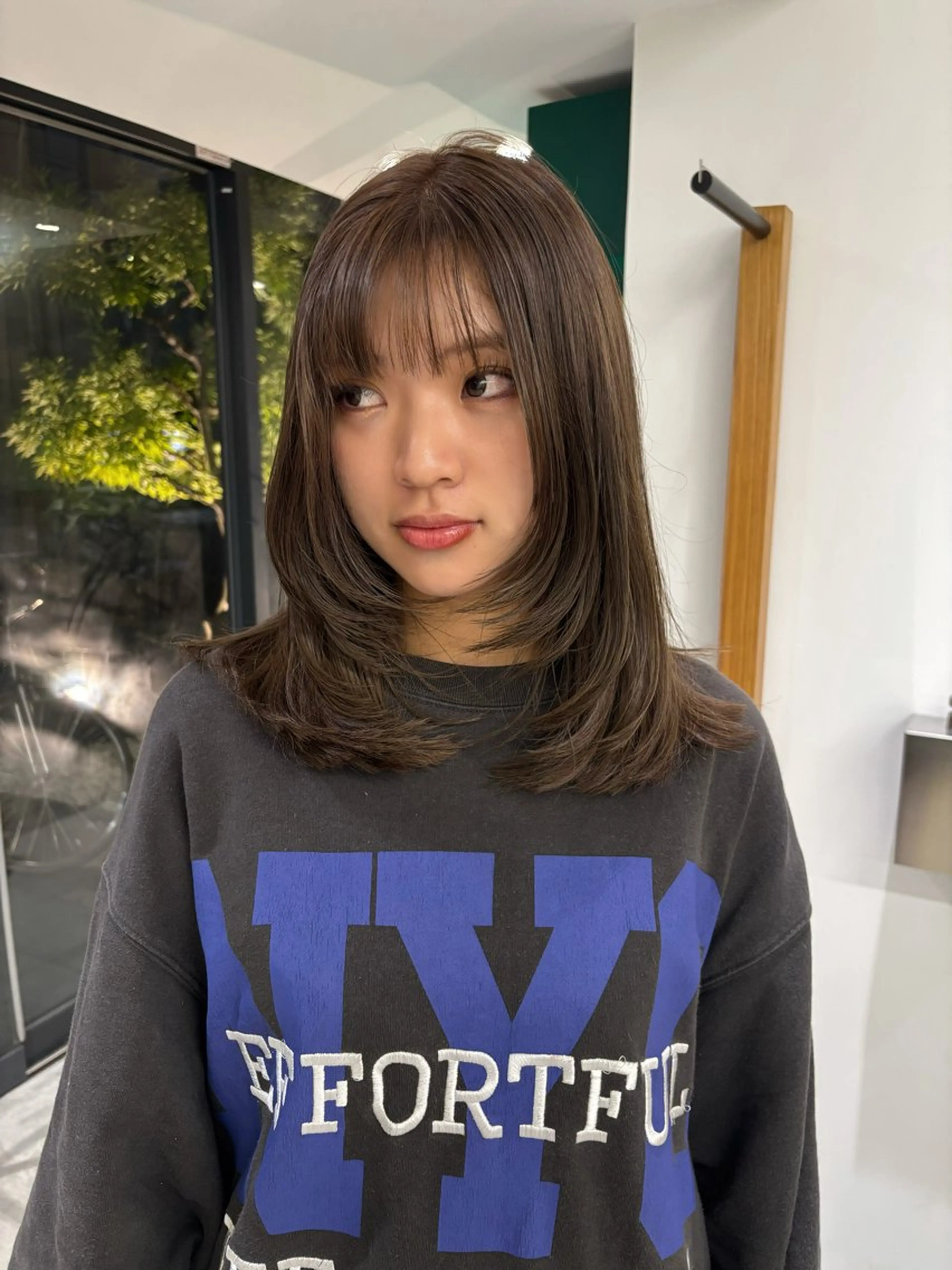 カラー 北野 なのはのヘアスタイル