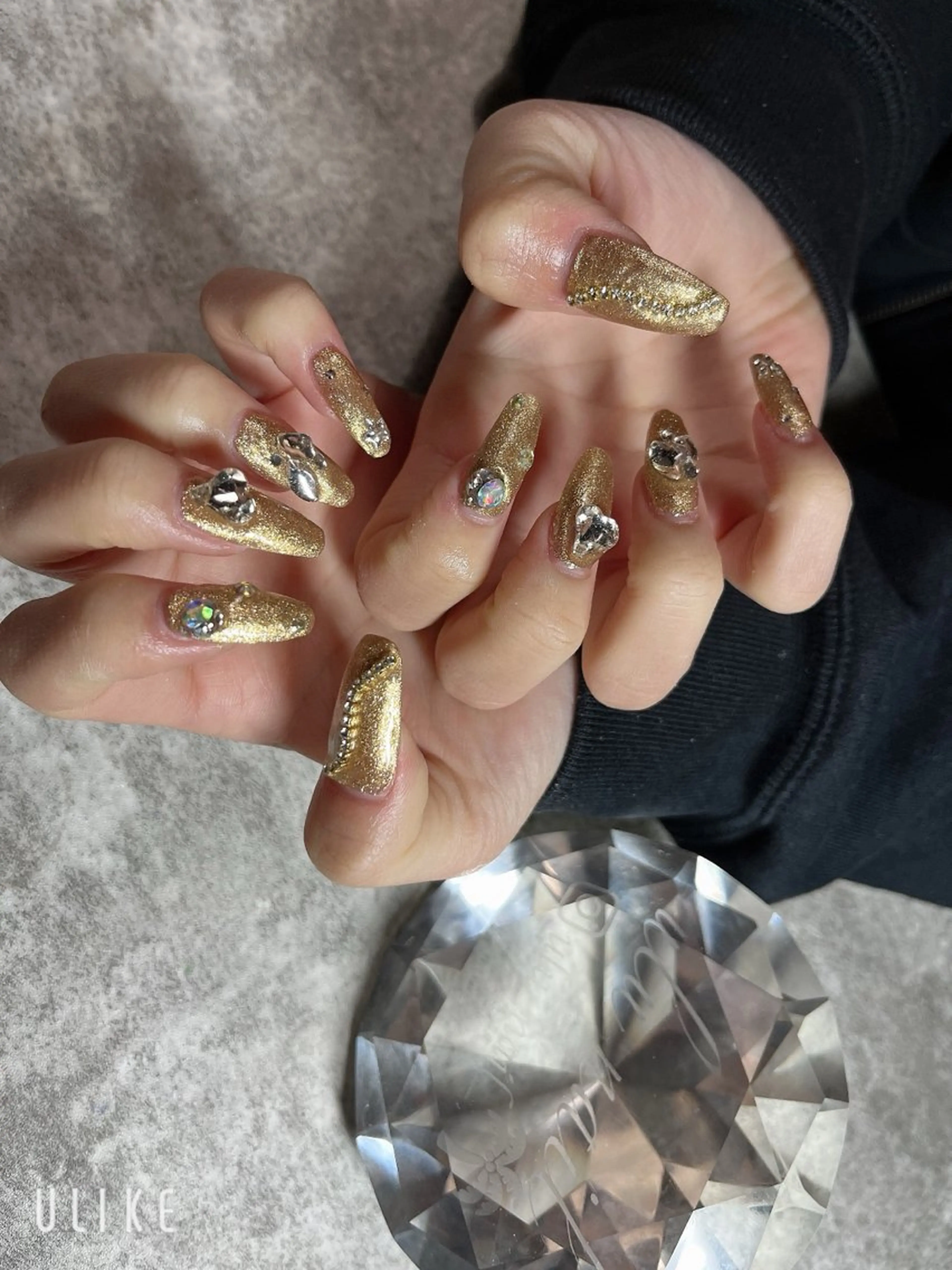 ネイル 長さ出し シンプルネイル ネイルチップ 佐野 愛美のネイルデザイン