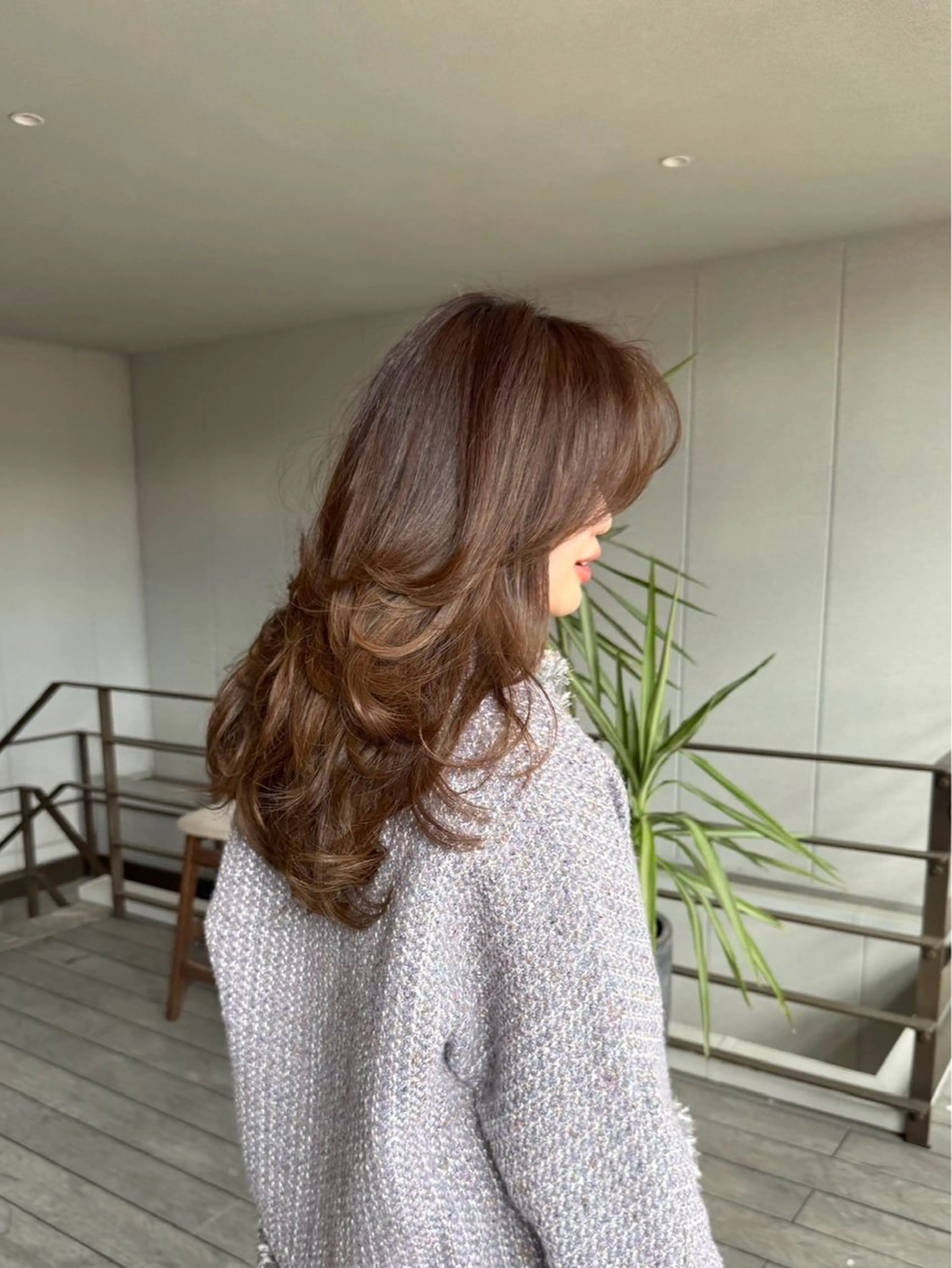 ロング カラー ヘアカラー 透明感🧼 カラー特化のヘアスタイル