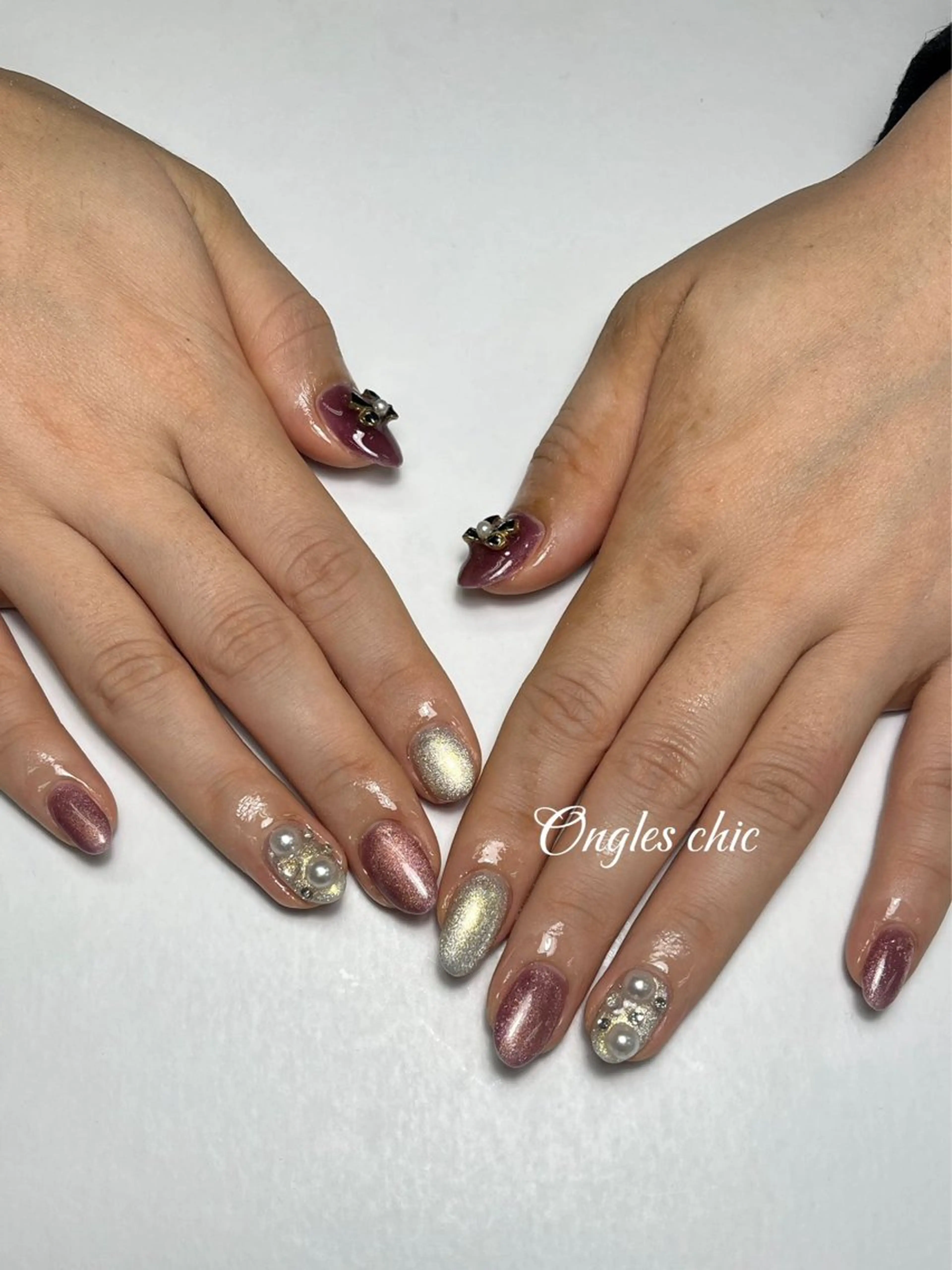 ネイル ハンドネイル ongles chicのネイルデザイン