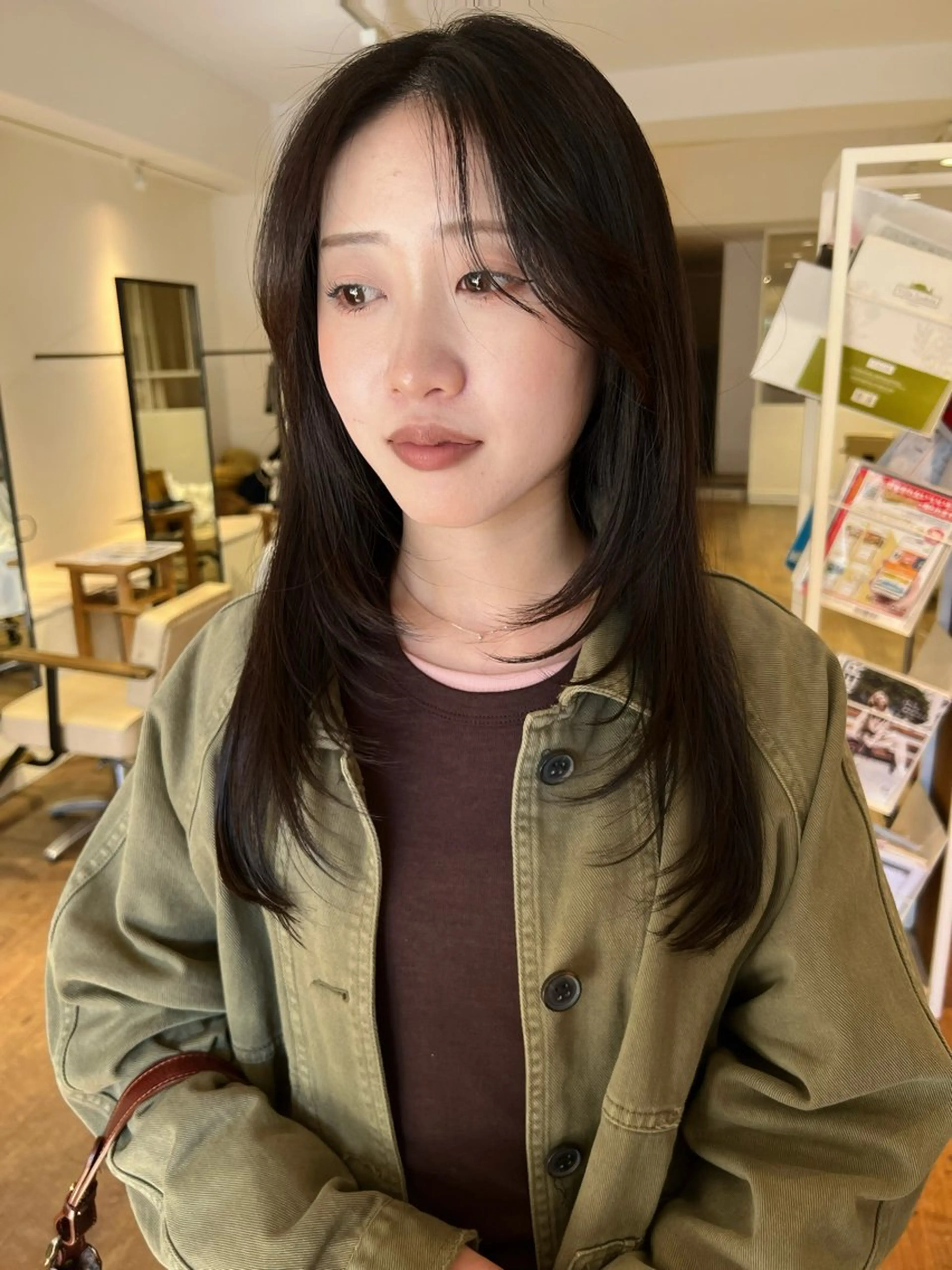 ロング KNACK/天王寺 美容室/レイヤーのヘアスタイル