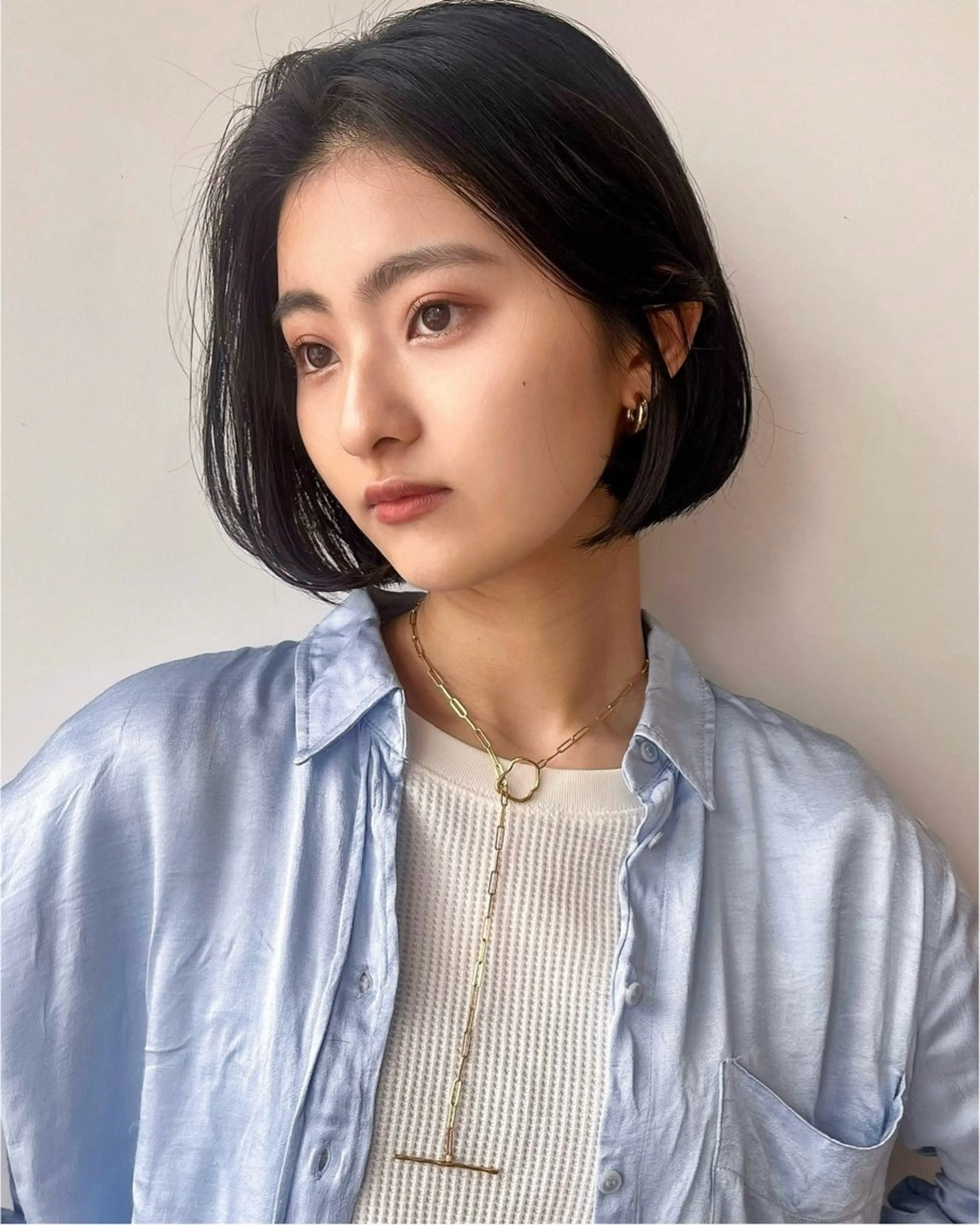 ミディアム カラー 🌱小顔ヘア/ボブ ミディアム/双葉🌱のヘアスタイル