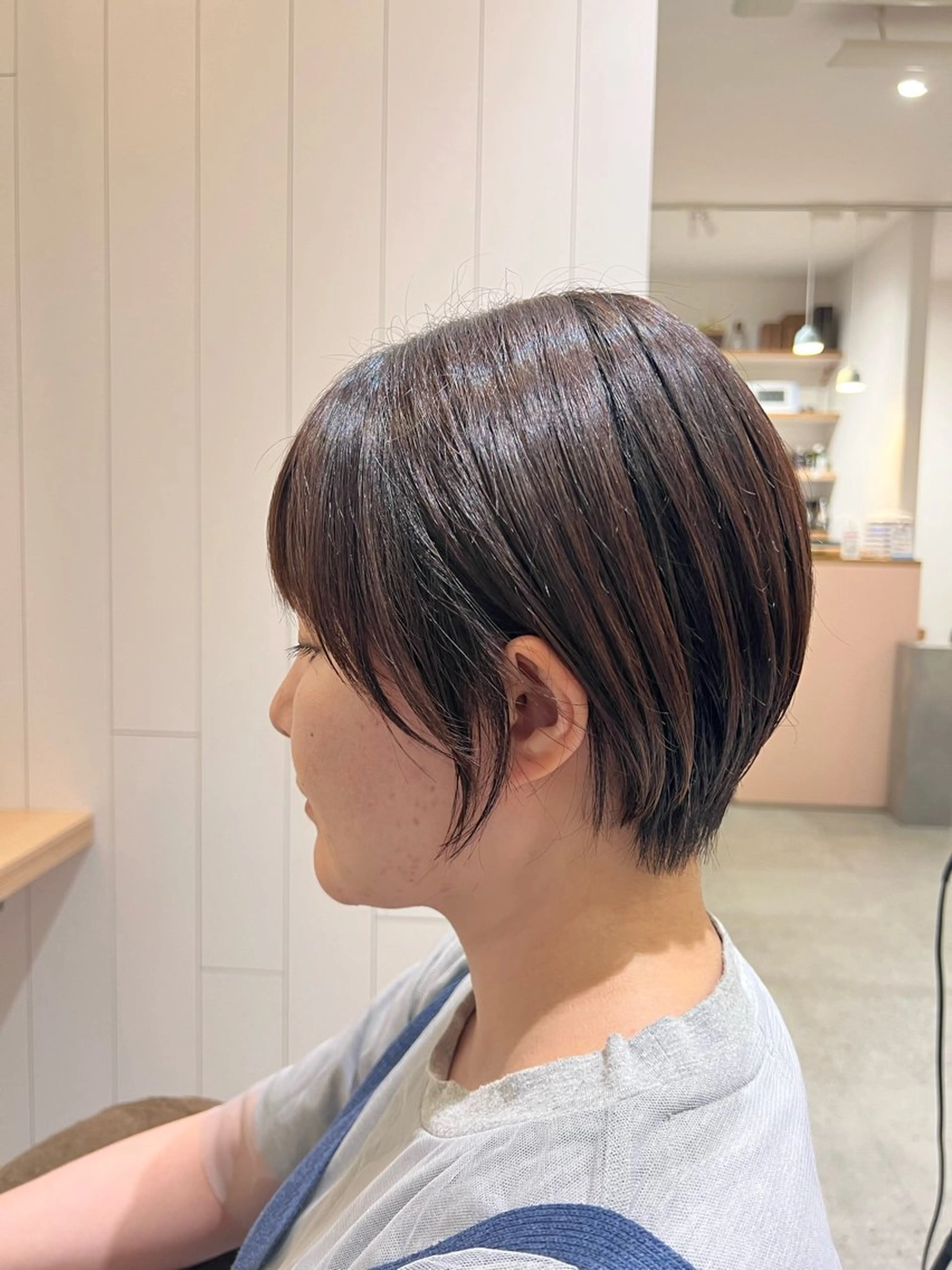 ショート ショートヘア デジタルパーマ募集‪ 平木亜美‪のヘアスタイル