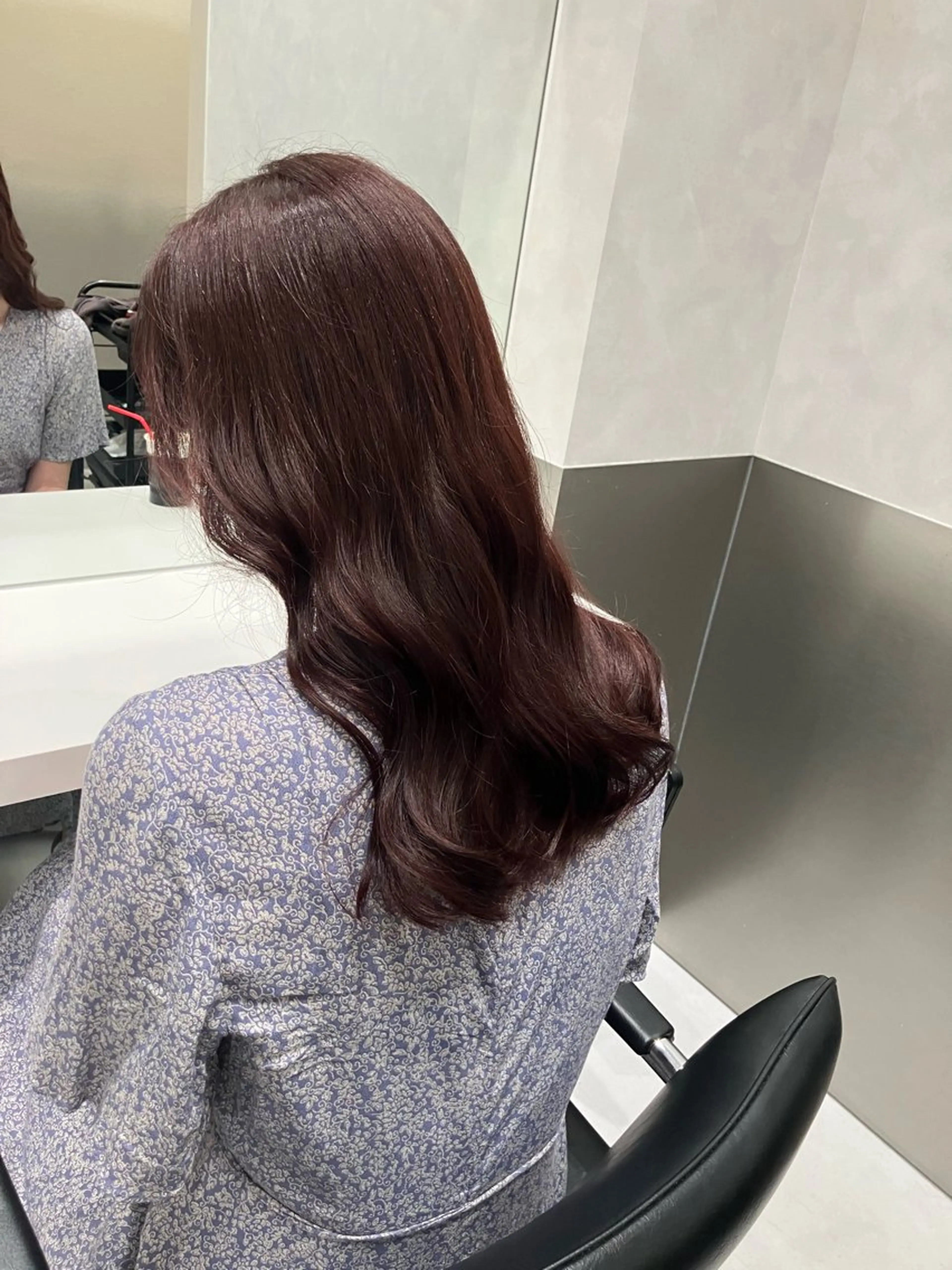 ロング カラー カット ヘアカラー トリートメント 💖ブリーチなし透明 感💖ASAHIのヘアスタイル