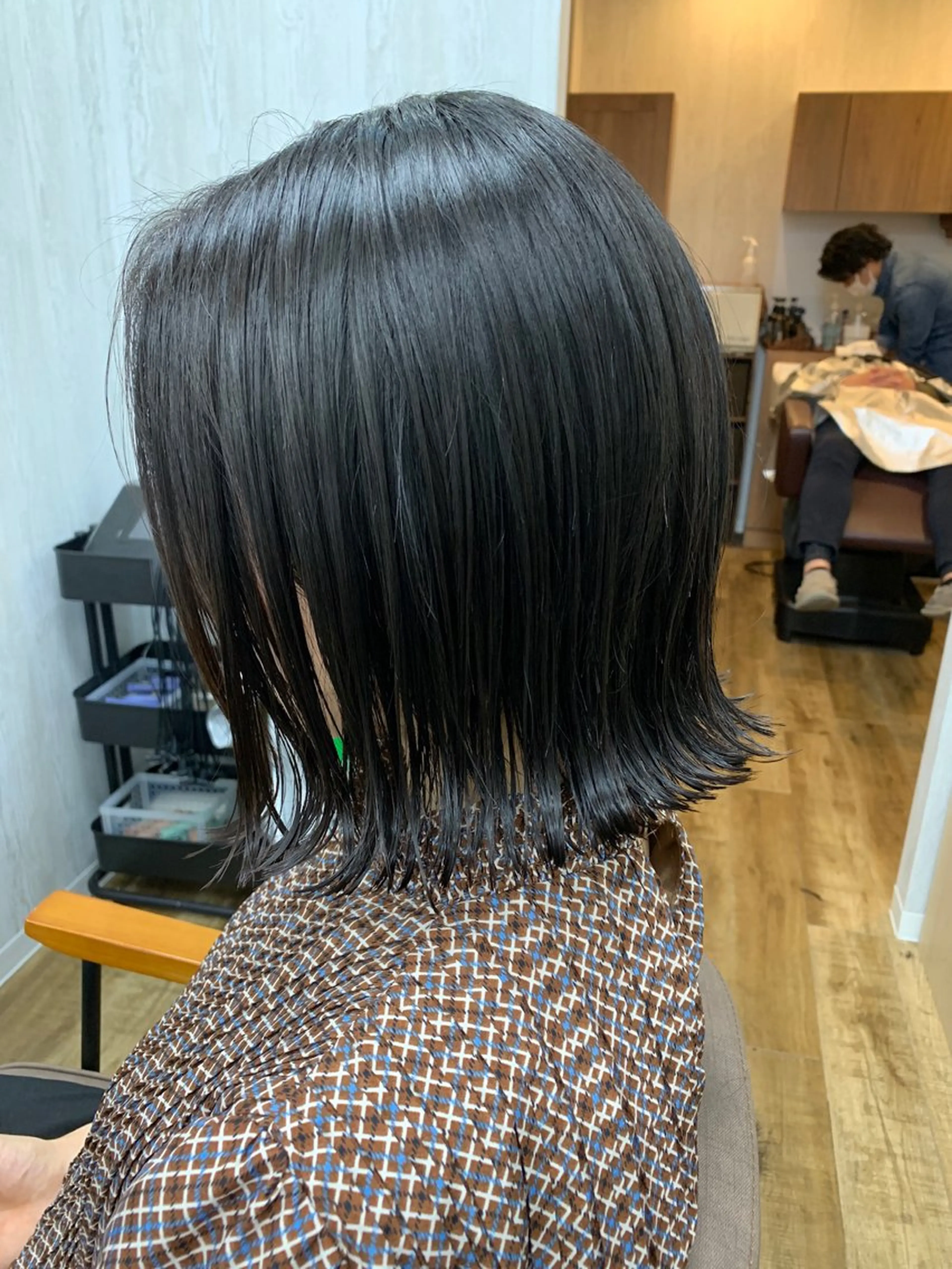 ミディアム ボブ 竹原 徹のヘアスタイル
