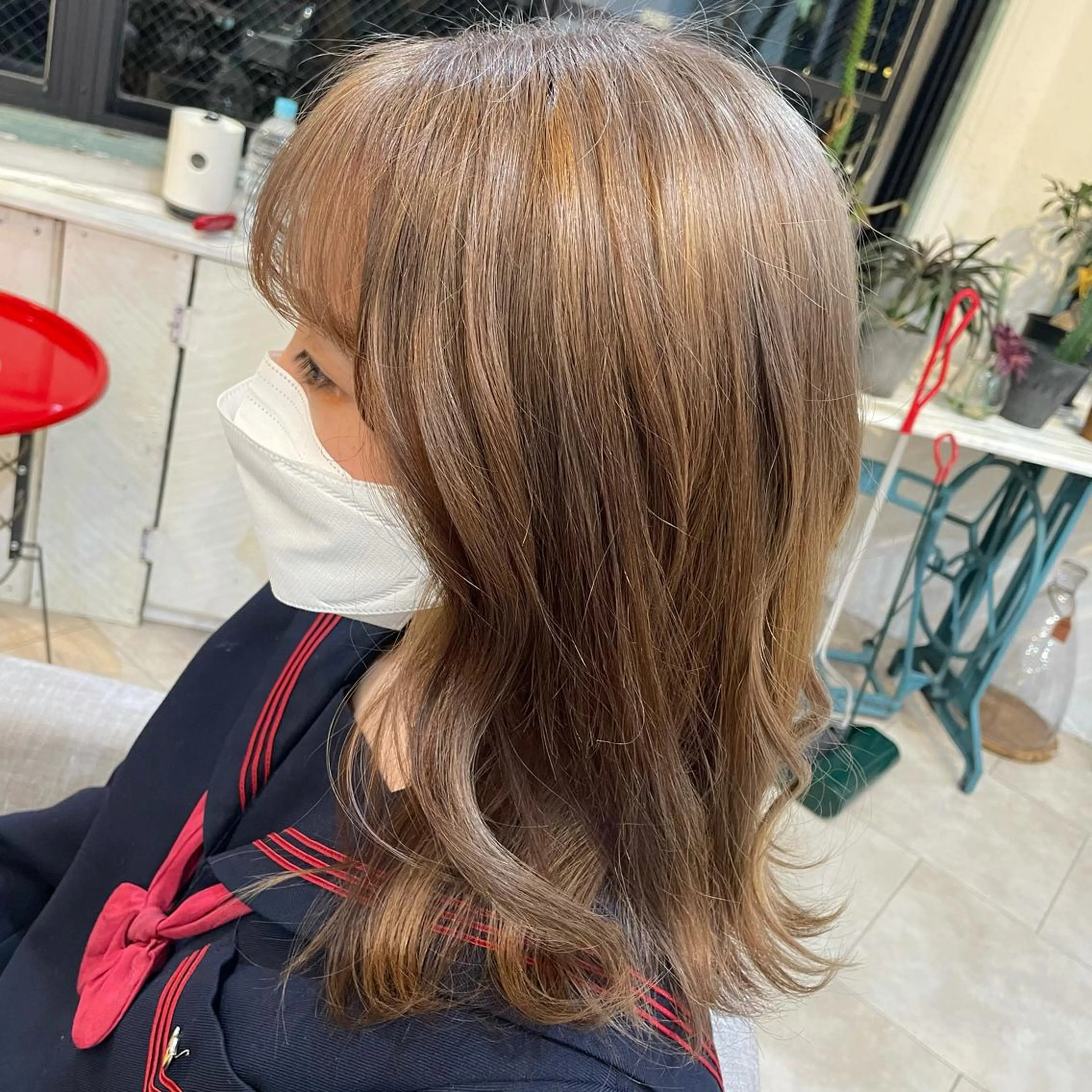 セミロング 清水 美雪のヘアスタイル