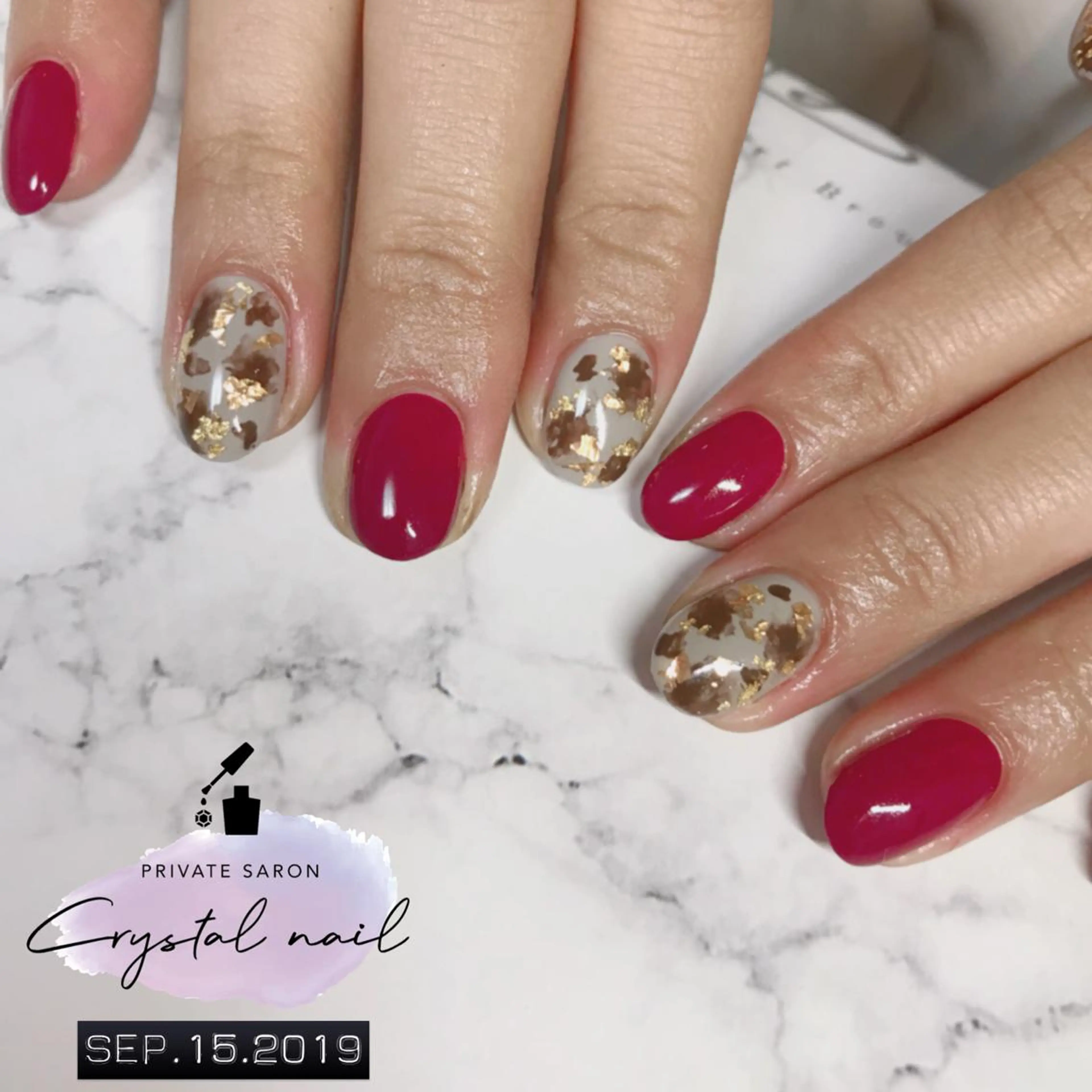 ネイル アニマル柄 ハンドネイル SCENERY NAILのネイルデザイン