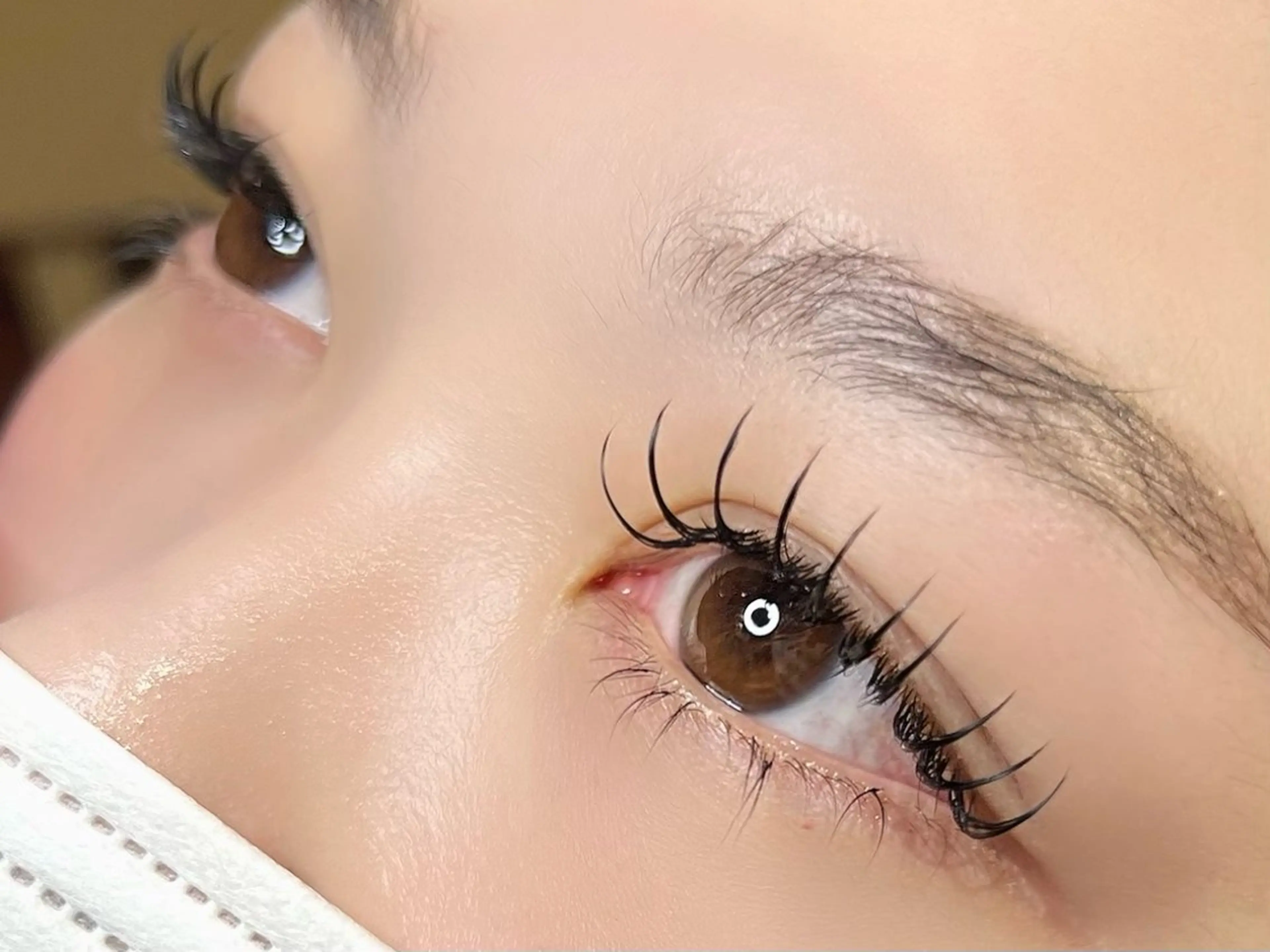 マツエク・マツパ フラットラッシュ Hoshi .のマツエク・マツパデザイン