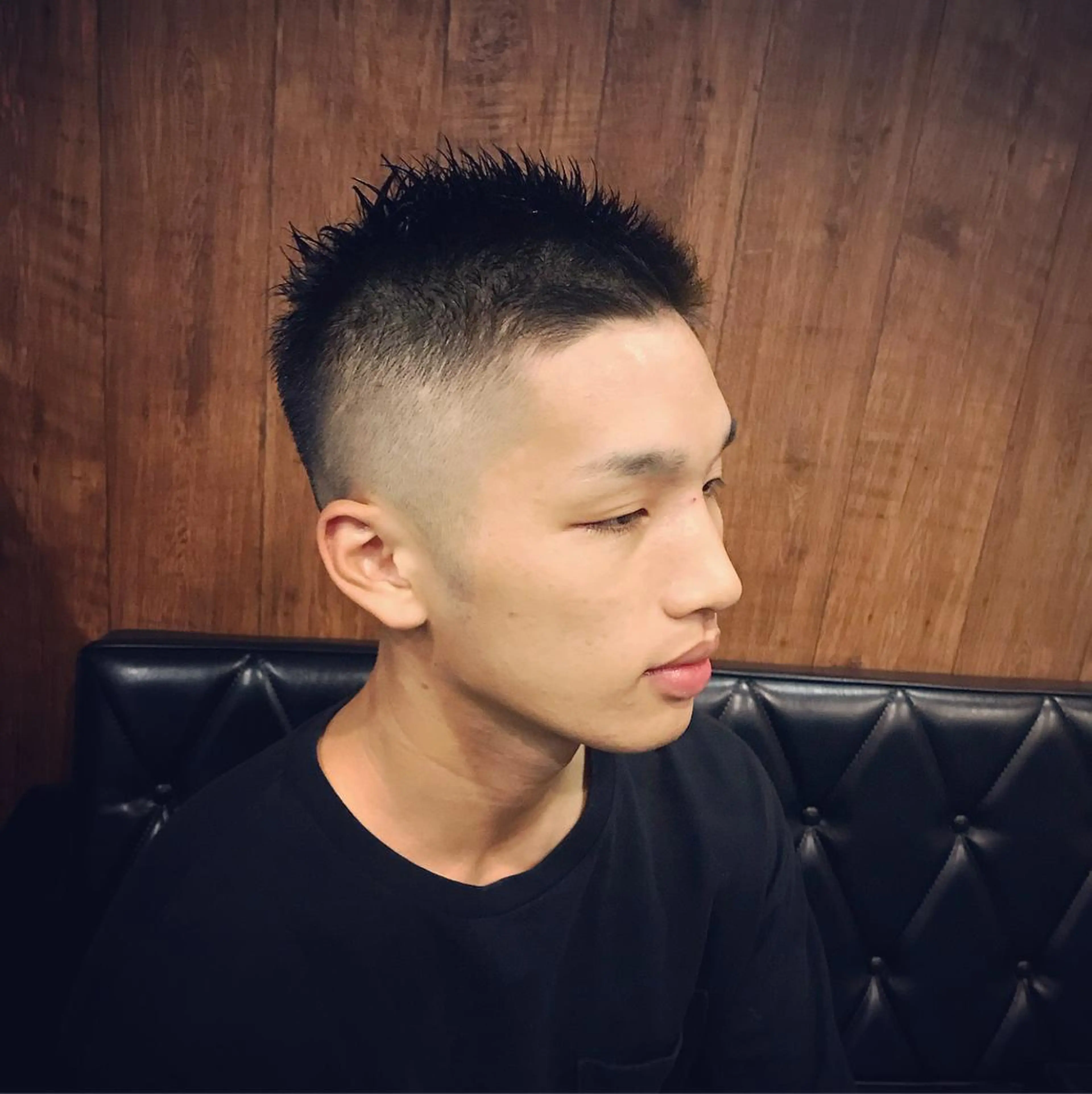 ショート メンズ 小野 康生のヘアスタイル