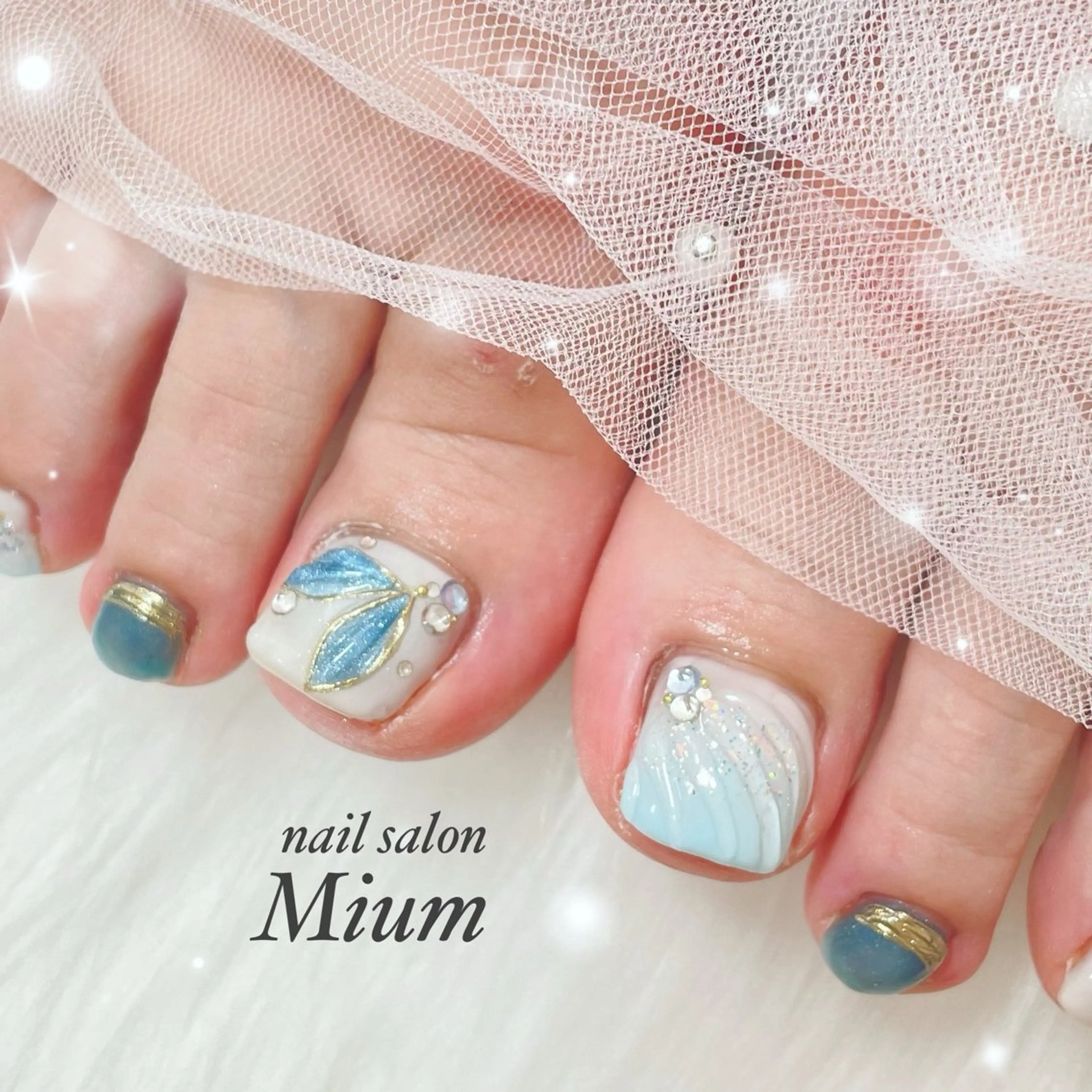 ネイル フットネイル nail salon Miumのネイルデザイン