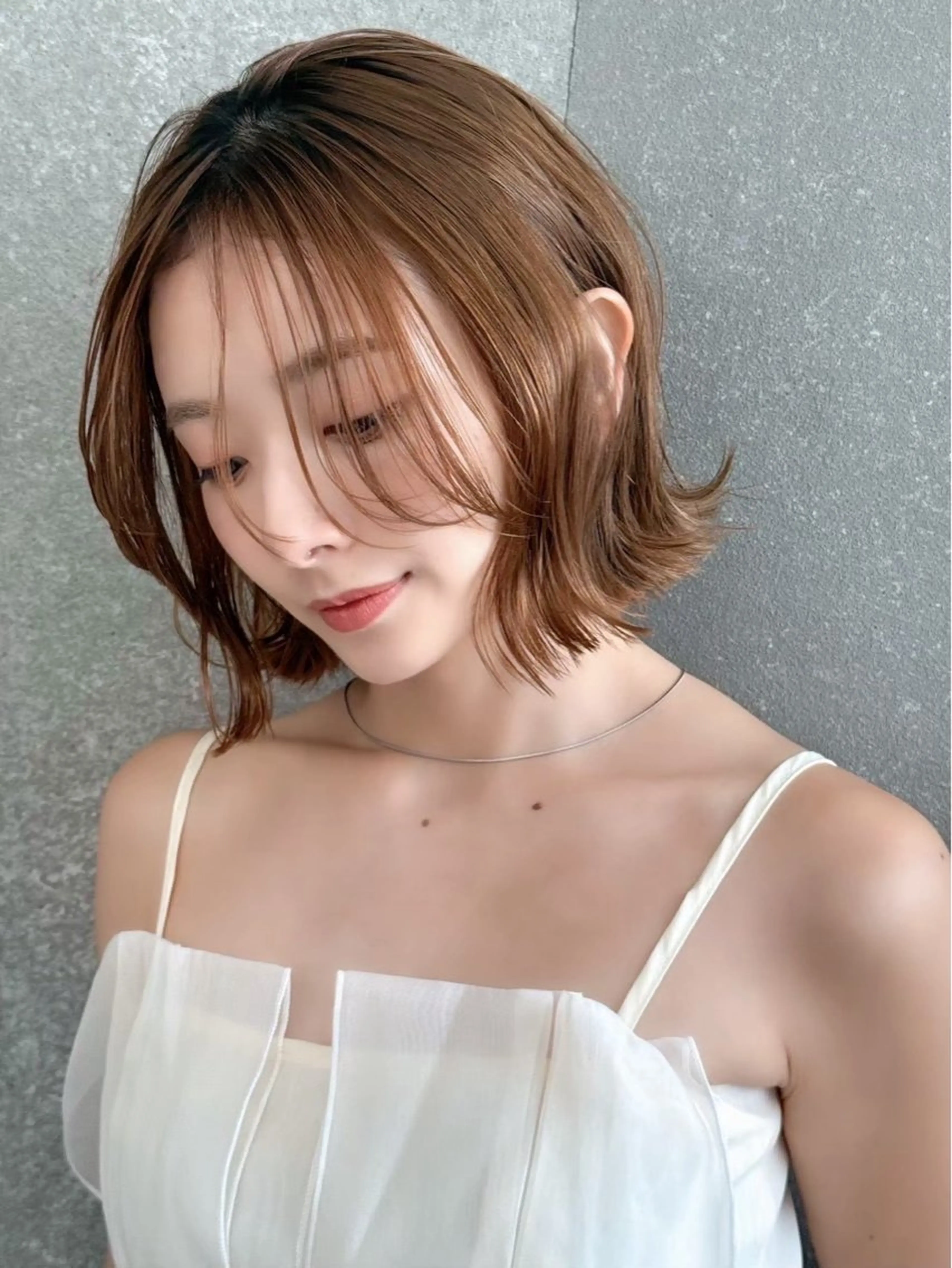 ショート ヘアカラー トリートメント 鈴木 智遥のヘアスタイル