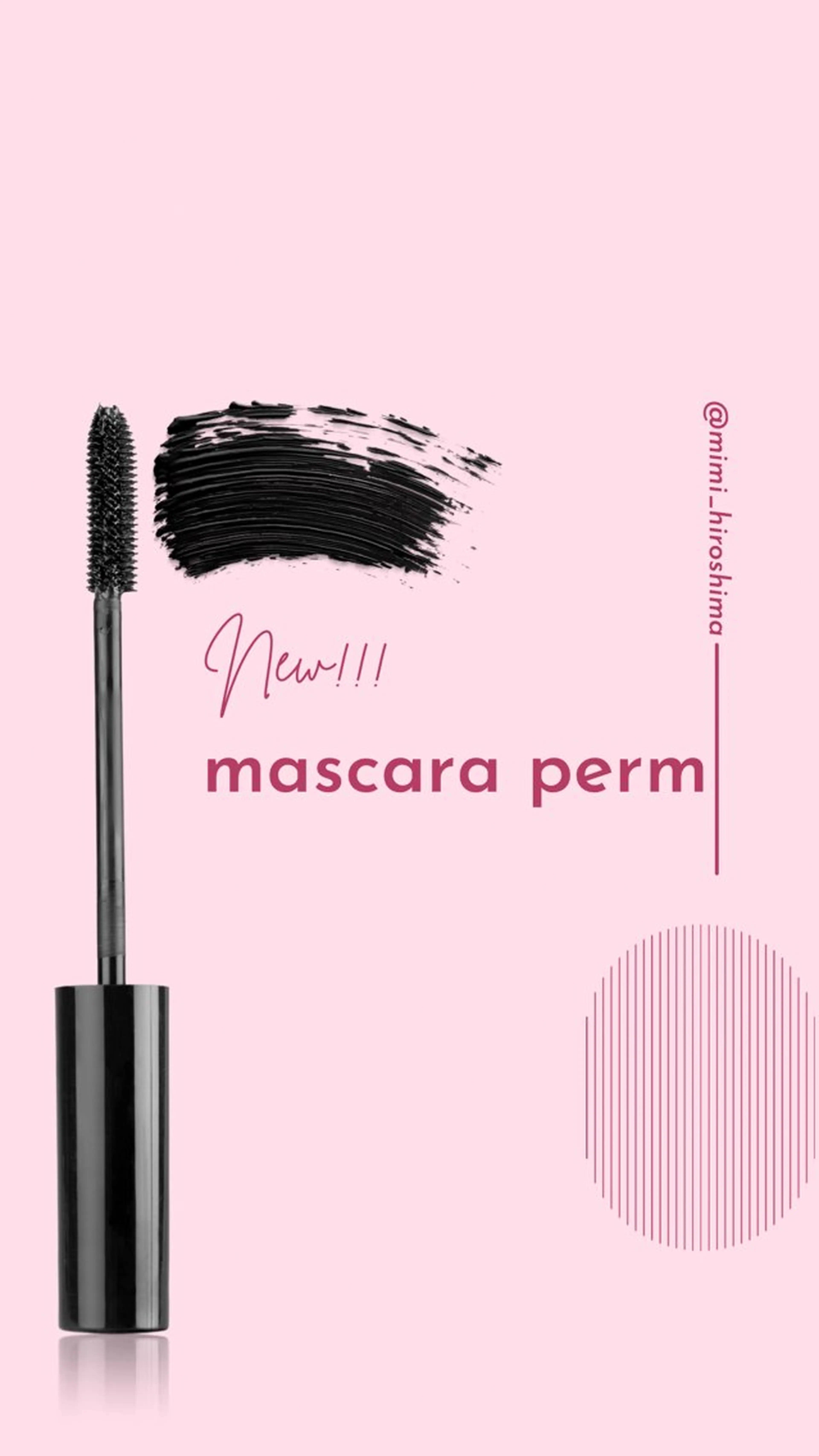 【ミニモ限定価格】マスカラパーマ/いつものパーマに濃さを➕の写真