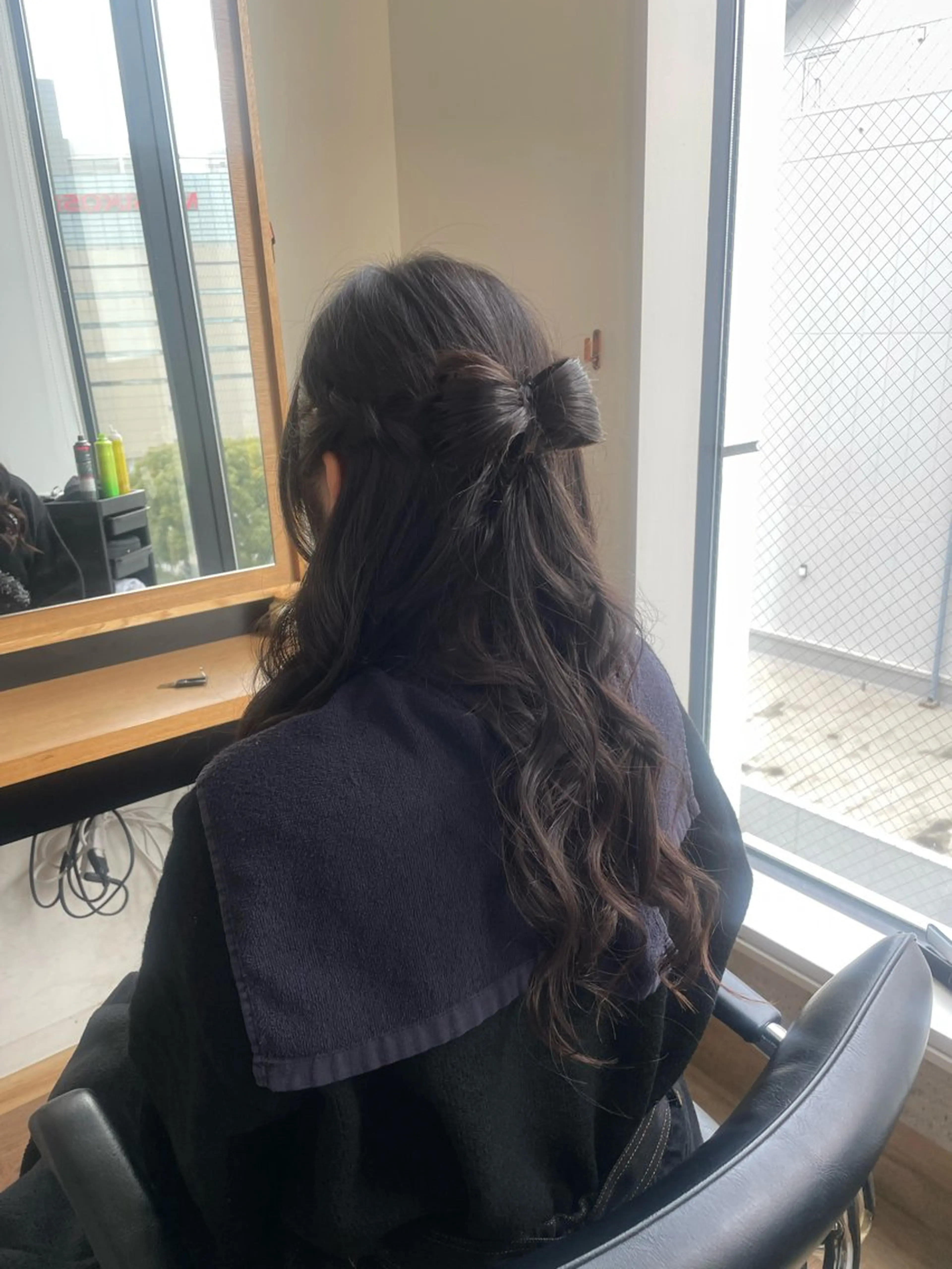 セミロング ヘアセット BLEACH 🟥 PERM 天神🏆のヘアスタイル