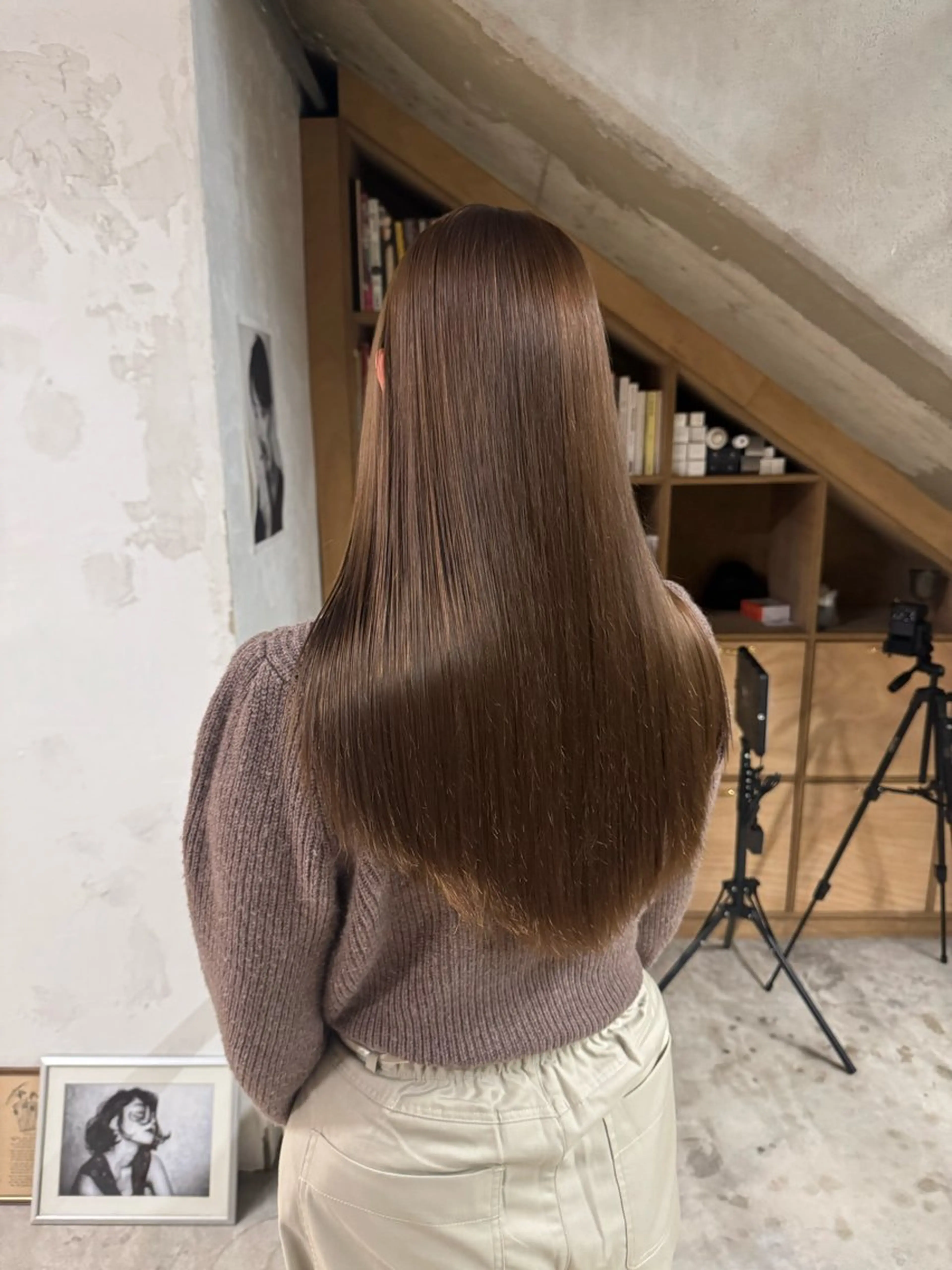 ロング 縮毛矯正 トリートメント カットモデル /あゆなのヘアスタイル