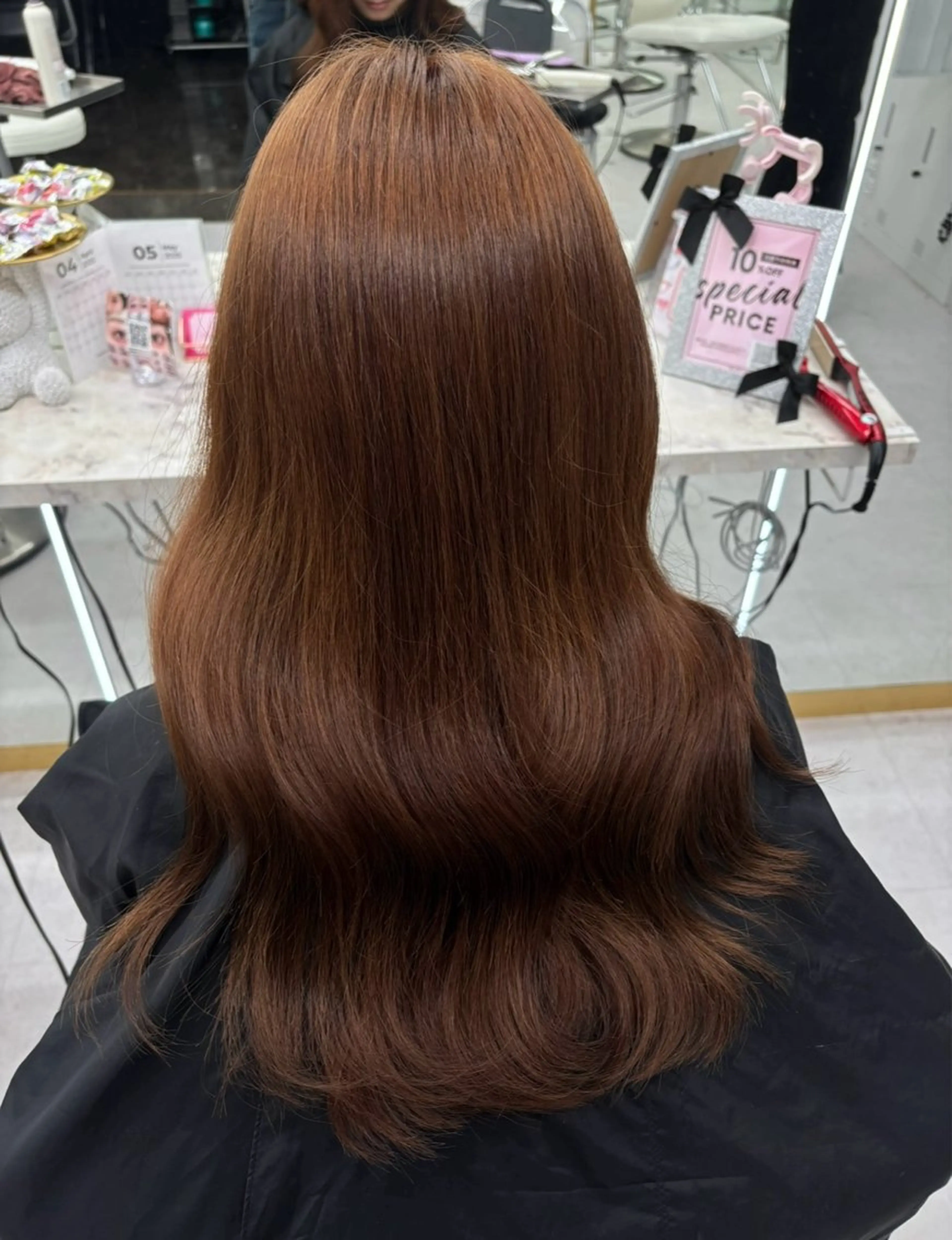 ロング カラー ブラウンカラー ヘアカラー トリートメント 〖ワンホンヘアー〗 SAKURA👼🏻のヘアスタイル