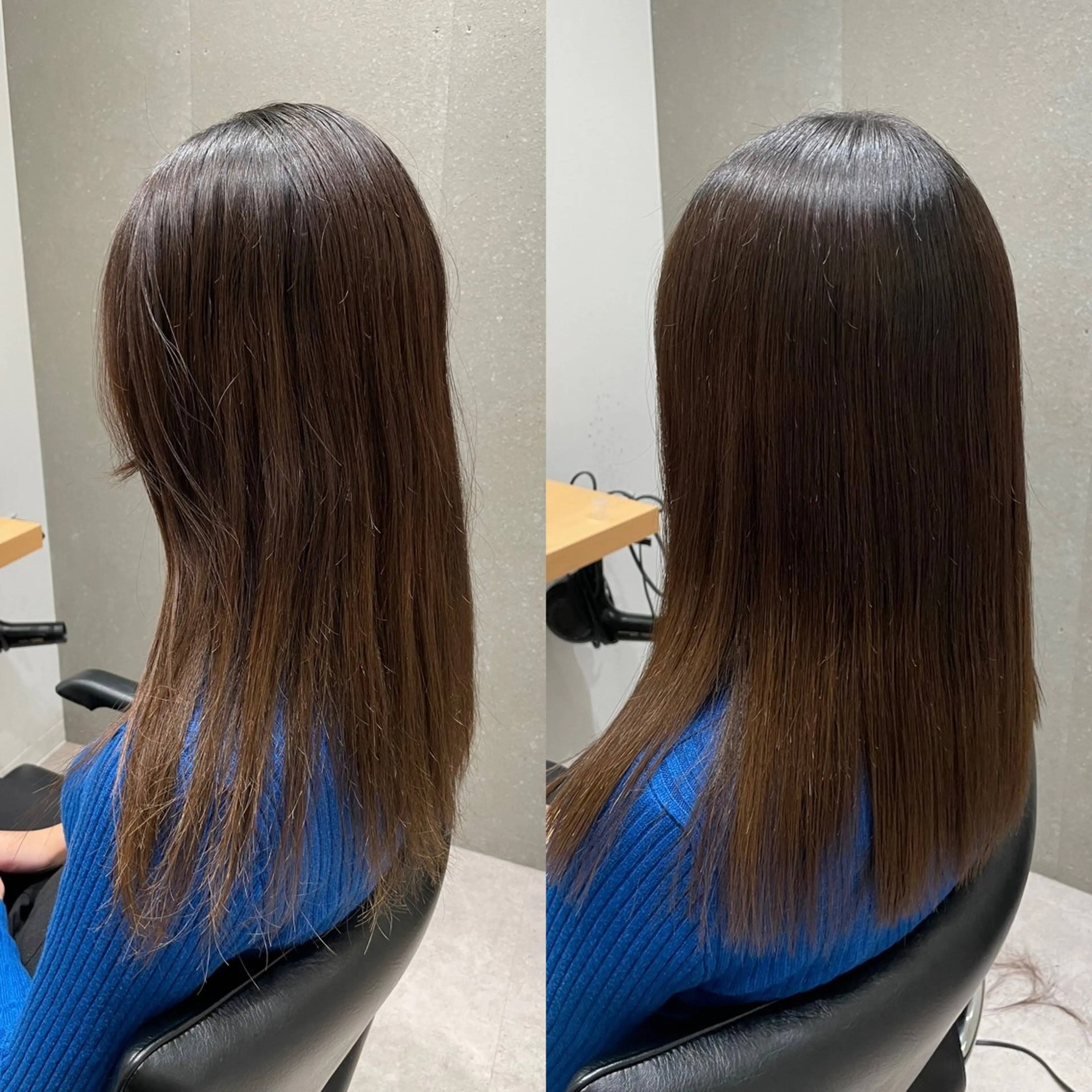 ミディアム 髪質改善 トリートメント カット トリートメント 髪質改善ヘアケア 艶髪特化/上田のヘアスタイル