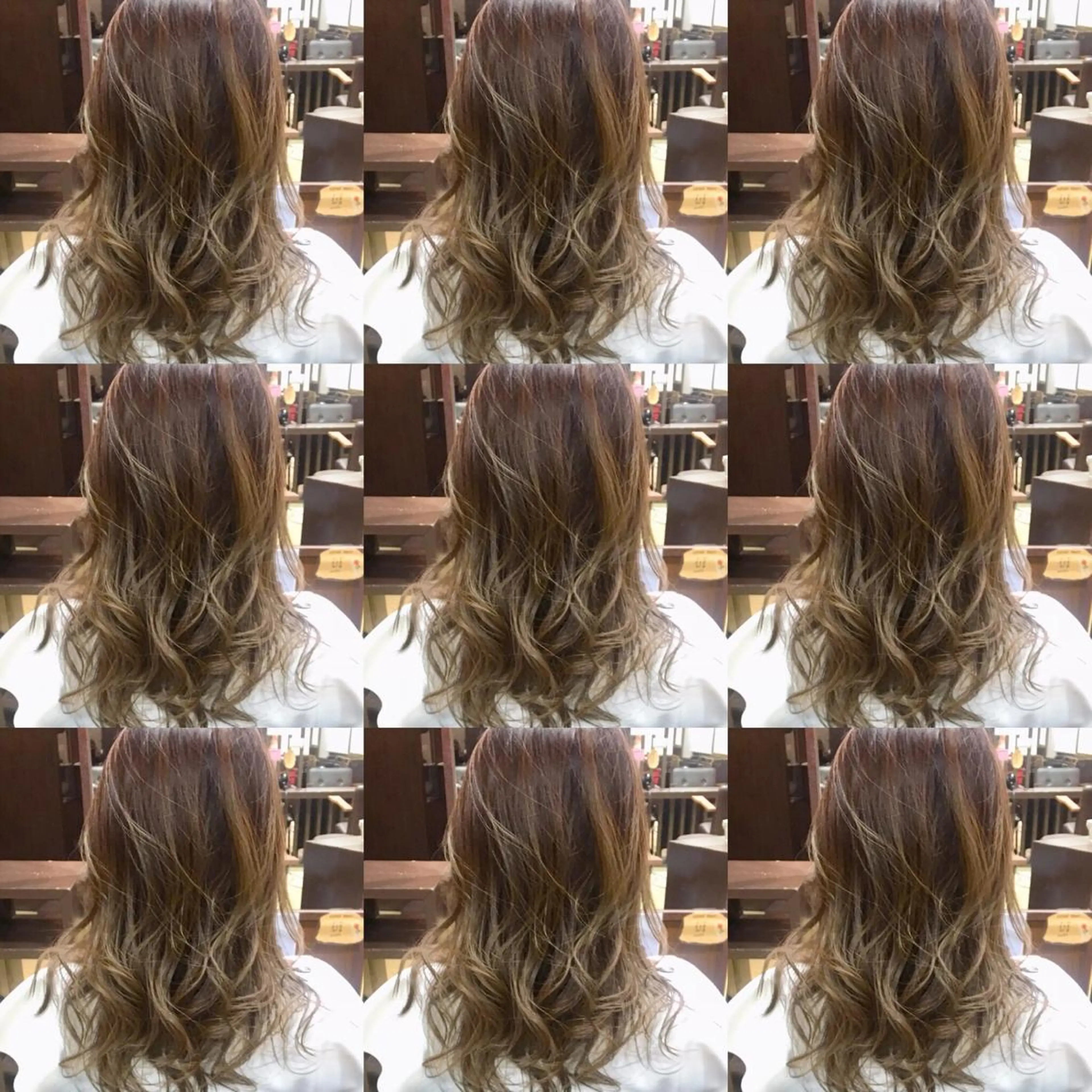 セミロング カラー 北原 練のヘアスタイル