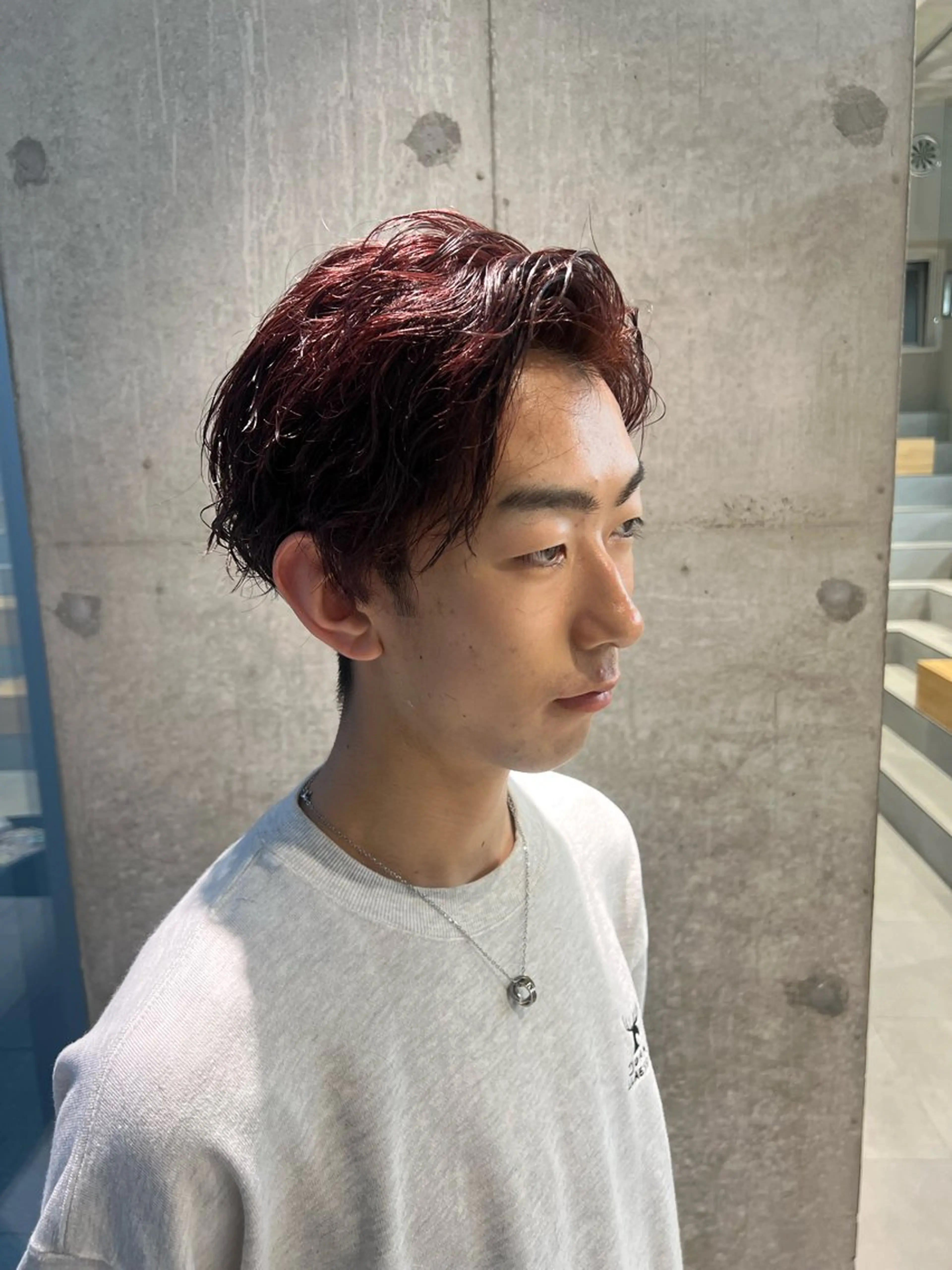 カラー メンズ メンズブリーチ ブリーチ ブリーチなしカラー カット ヘアカラー 吉沢遣人/レイヤー 艶カラー/抜け感のヘアスタイル