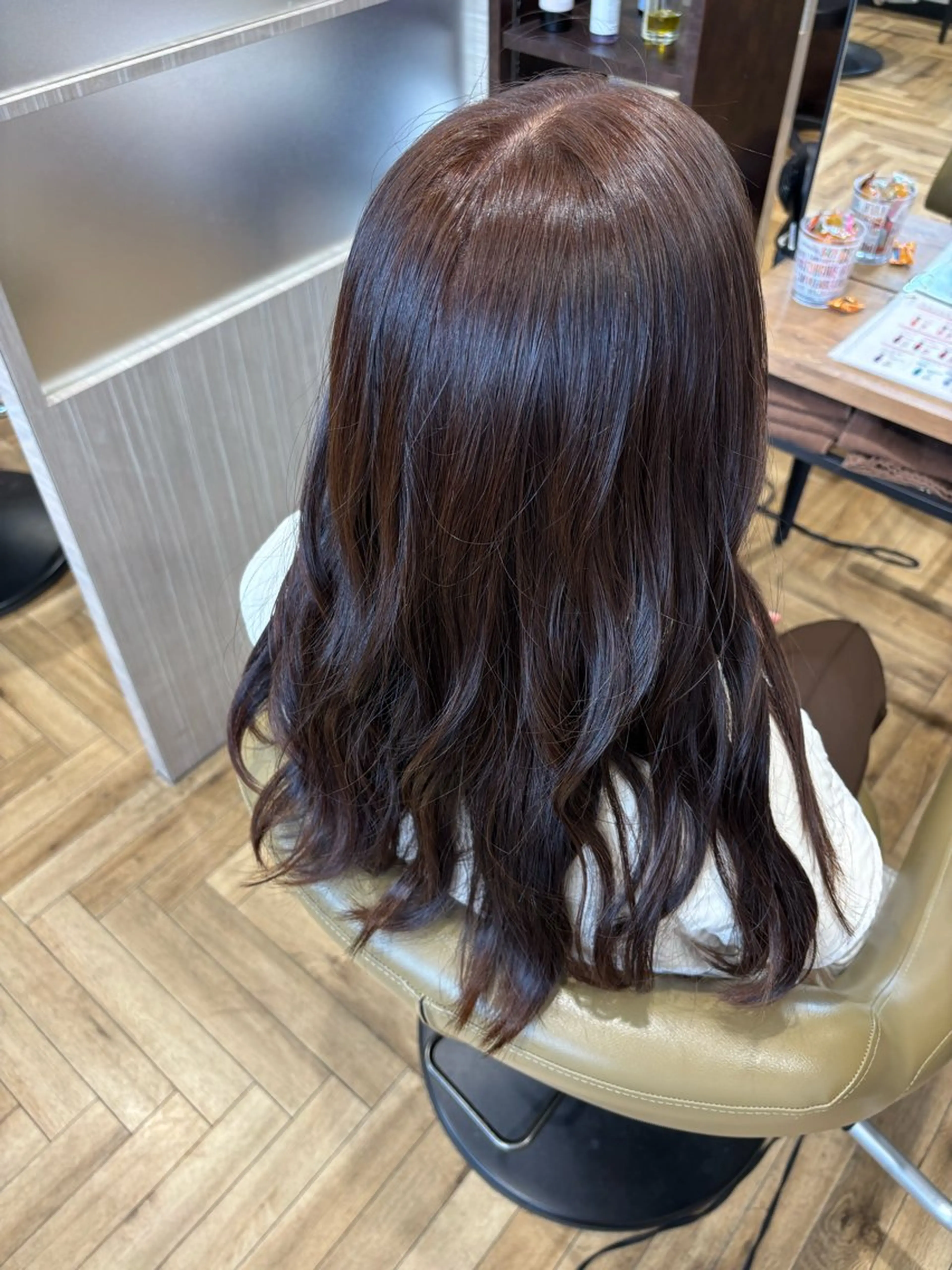 カラー ブラウンカラー ヘアカラー 木村 綺音のヘアスタイル