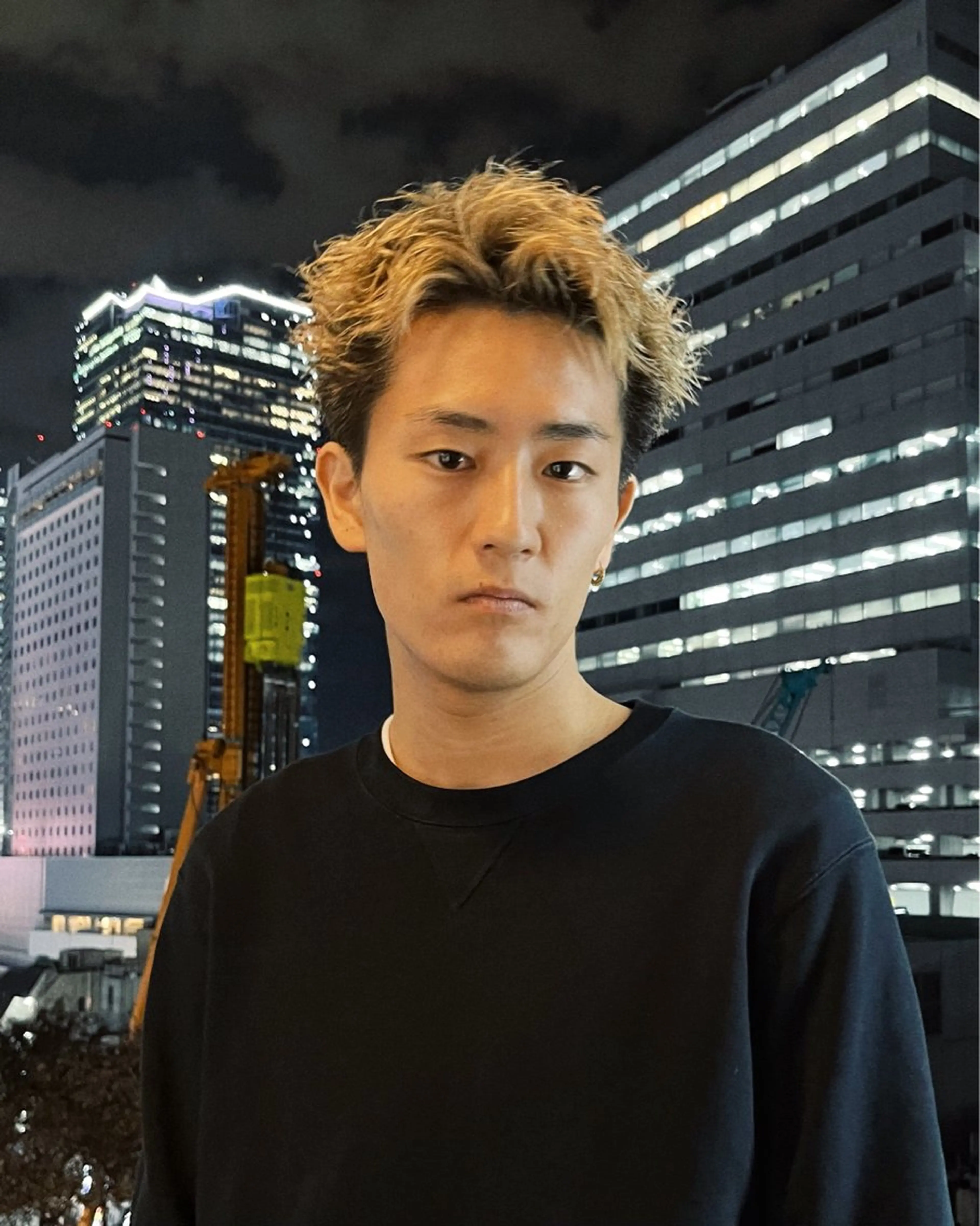 メンズ カット パーマ RIKU⚡️毛流れ ヘア×眉ワックスのヘアスタイル