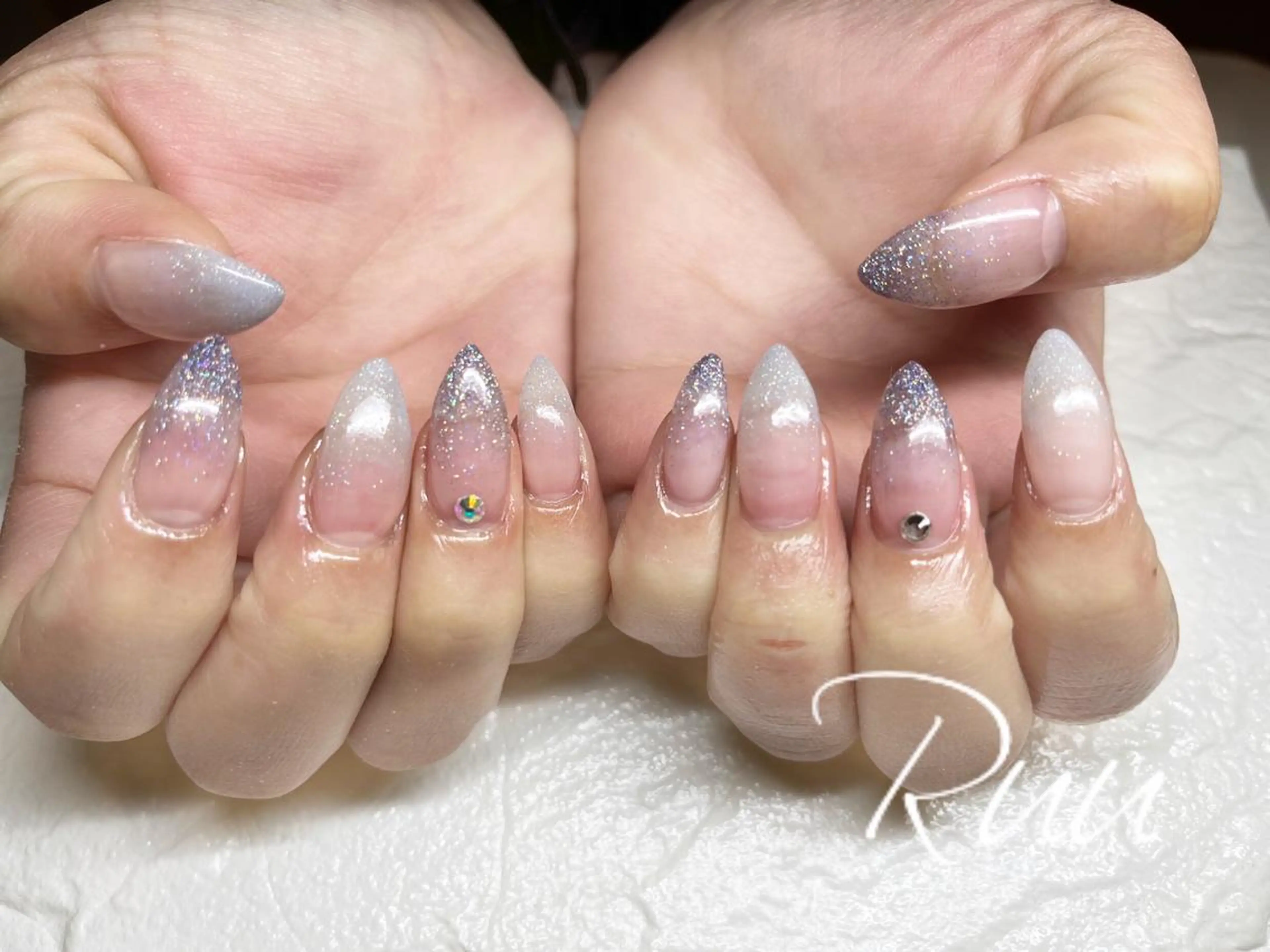ネイル アートネイル フットネイル フレンチネイル キラキラネイル 韓国ネイル Nail salon Ruuのネイルデザイン