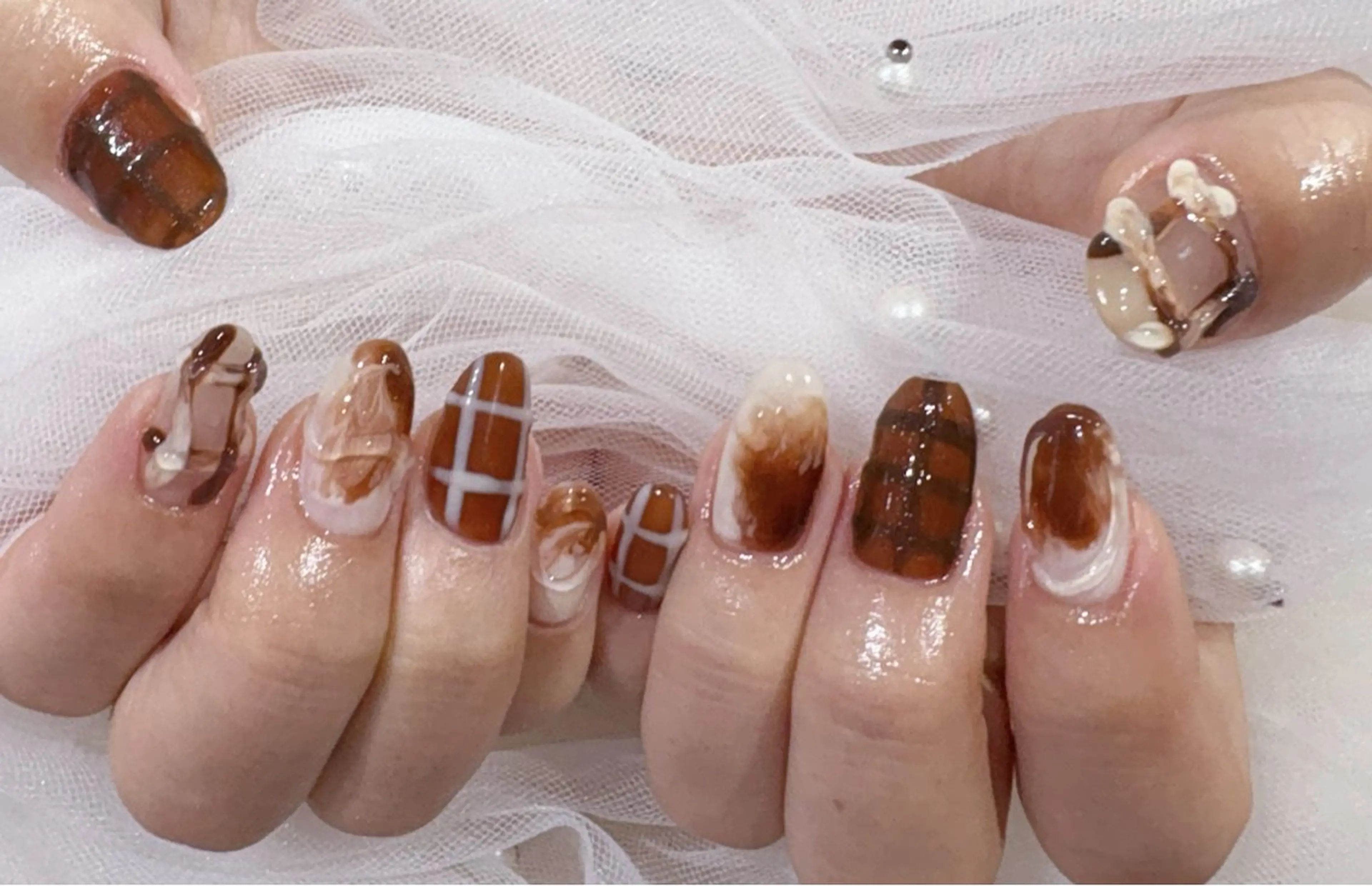 ネイル Nail R🌷 AKARI恵比寿のネイルデザイン