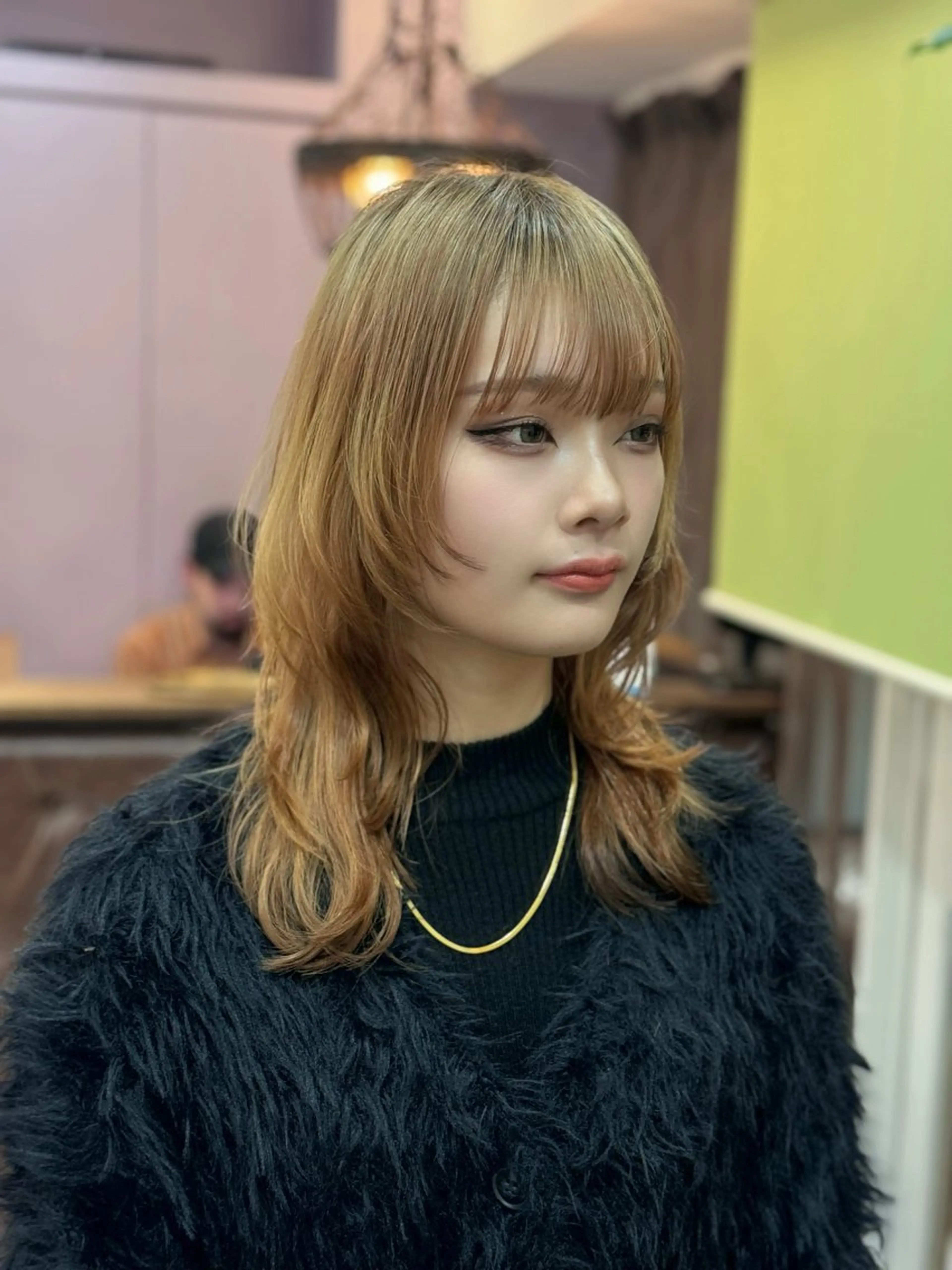 セミロング ウルフカット カット ウルフ/レイヤー /髪質改善　ナユタのヘアスタイル