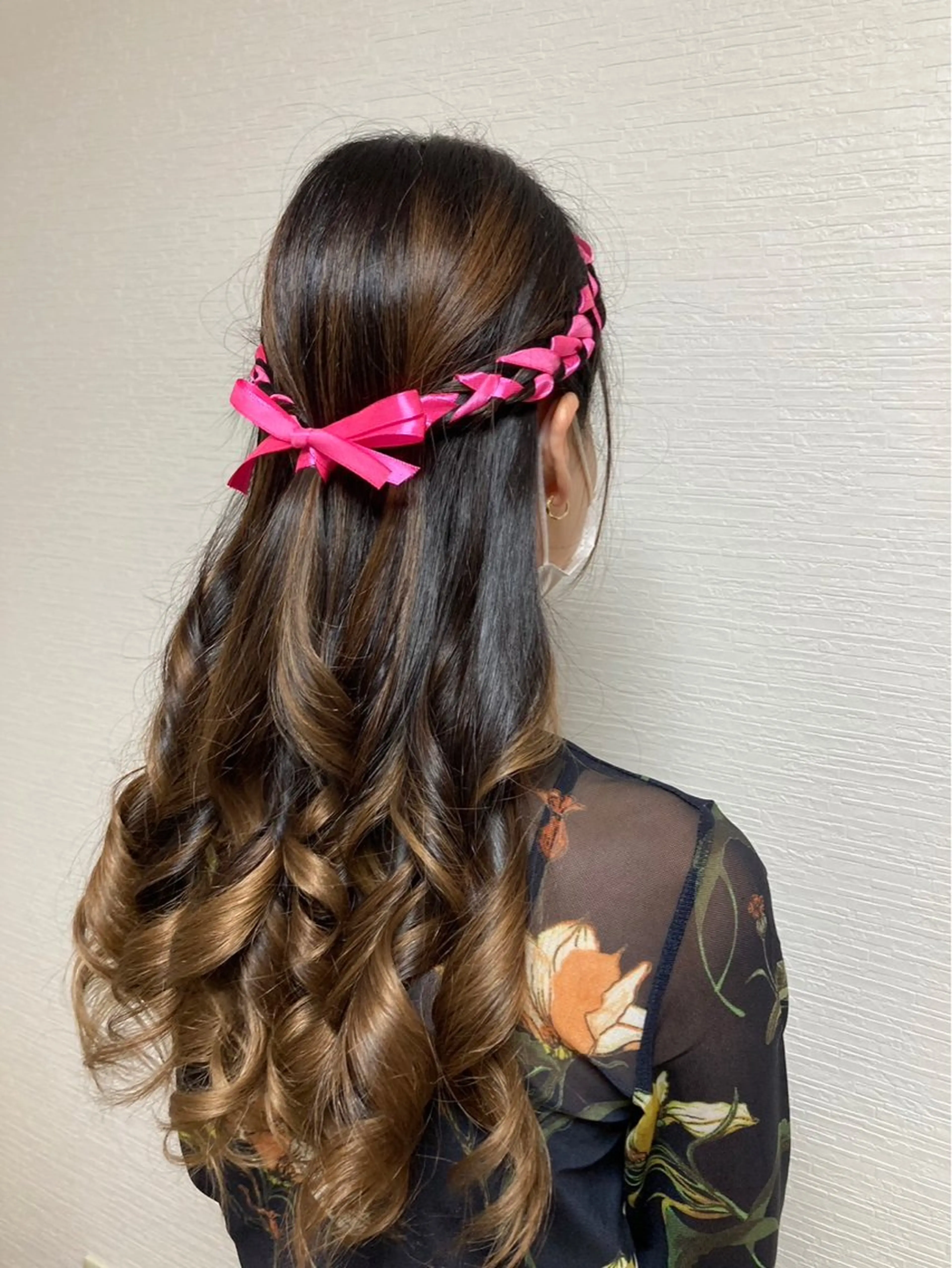 ロング ヘアセット Monleve 井上恵のマツエク・マツパデザイン