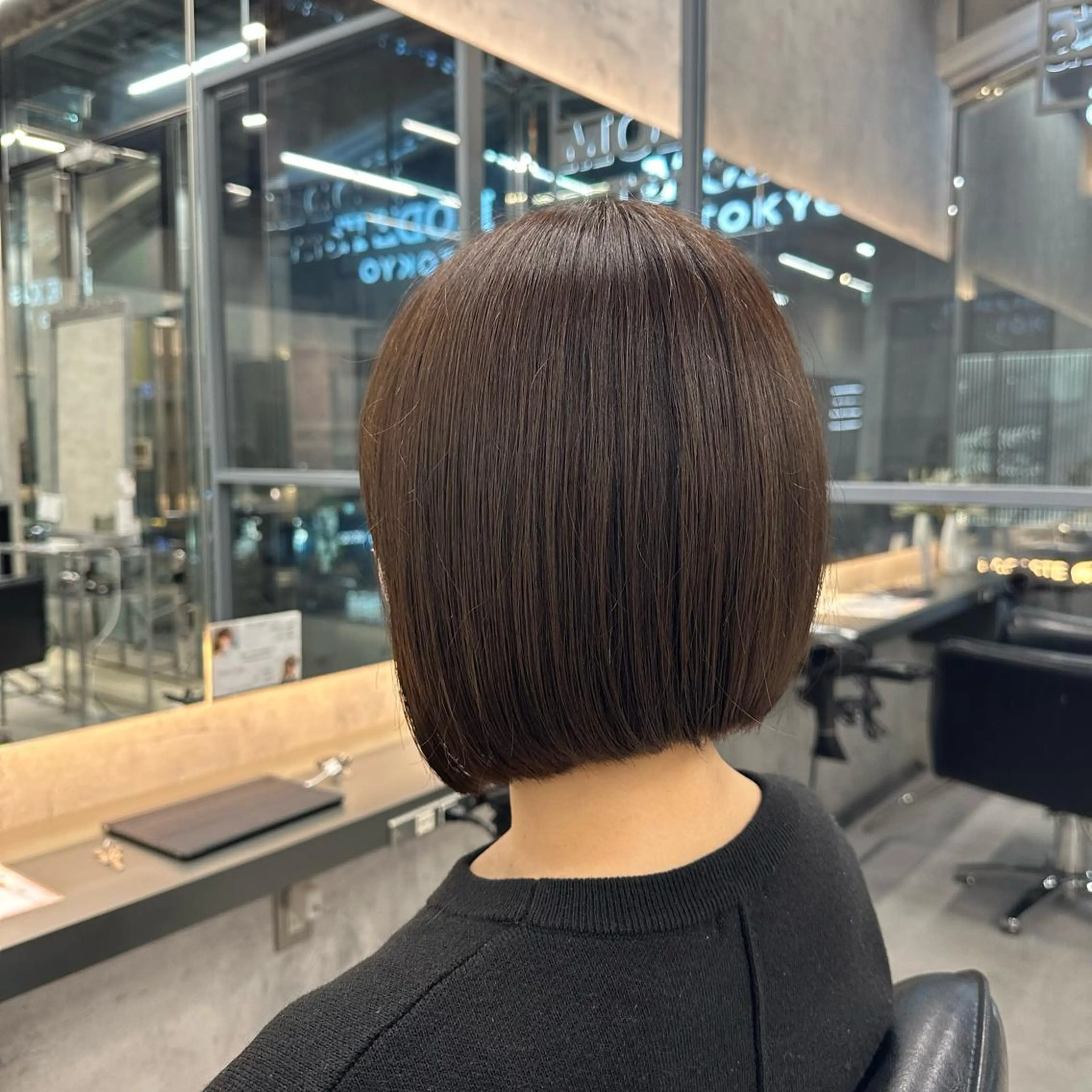 ショート カット ヘアカラー トリートメント Misora/ボブ/ レイヤー/艶カラーのヘアスタイル