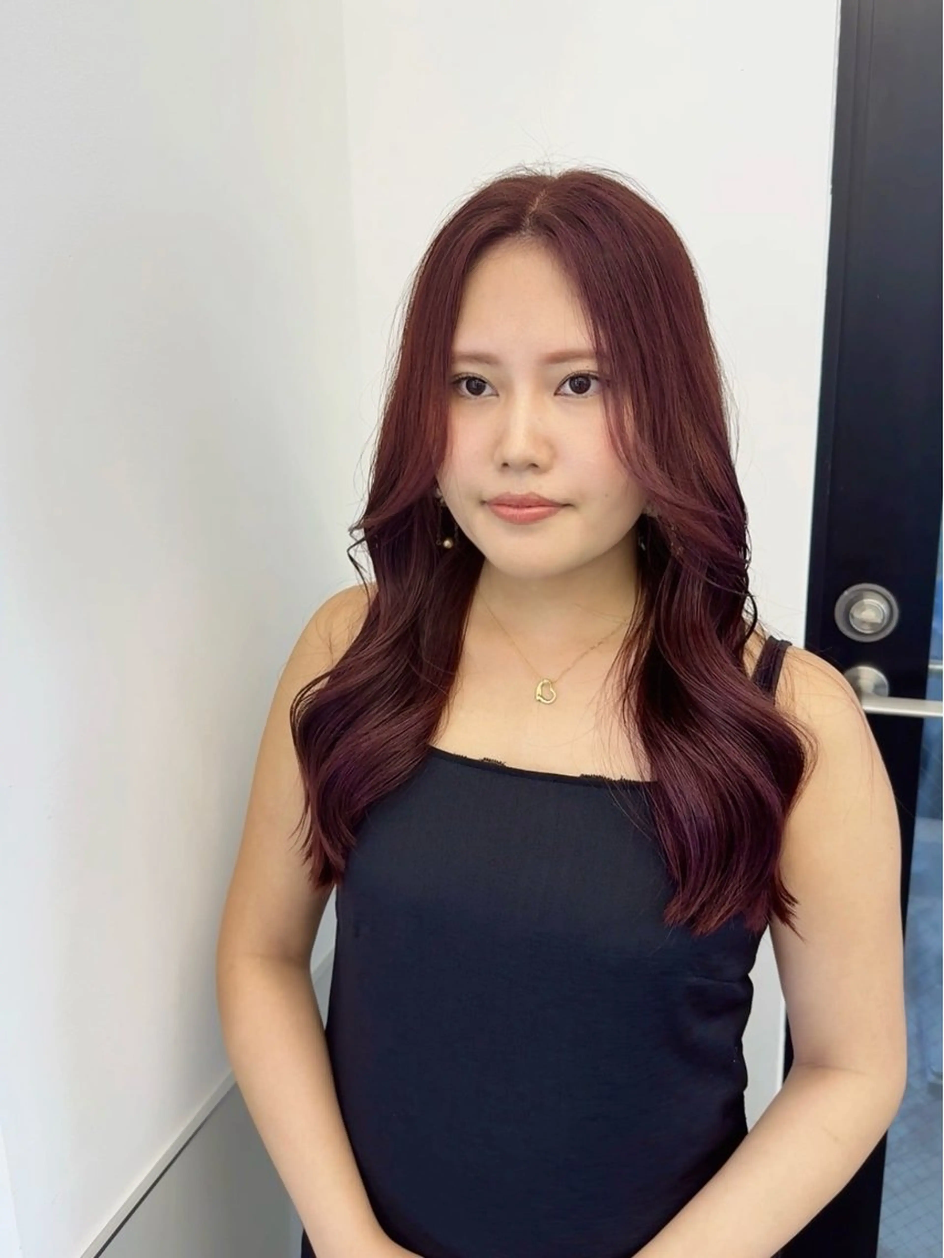 ロング カラー 韓国風ヘア レイヤーカット トリートメント ワンホンヘア カット ヘアカラー トリートメント GO TODAY シェアサロン 町田店所属・韓国ヘア🇰🇷 スズキのヘアスタイル