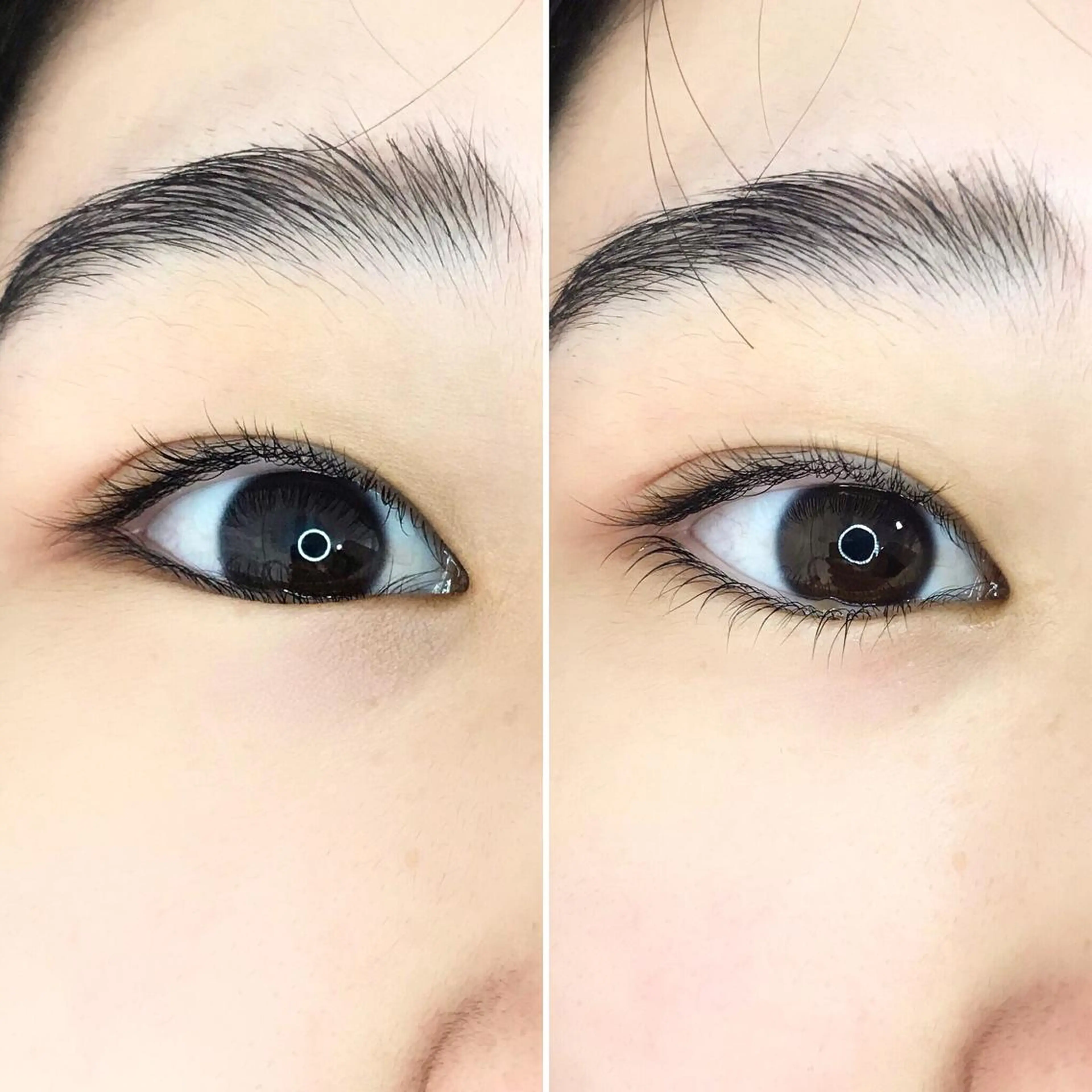 下まつ毛カール(ラッシュリフト)の写真