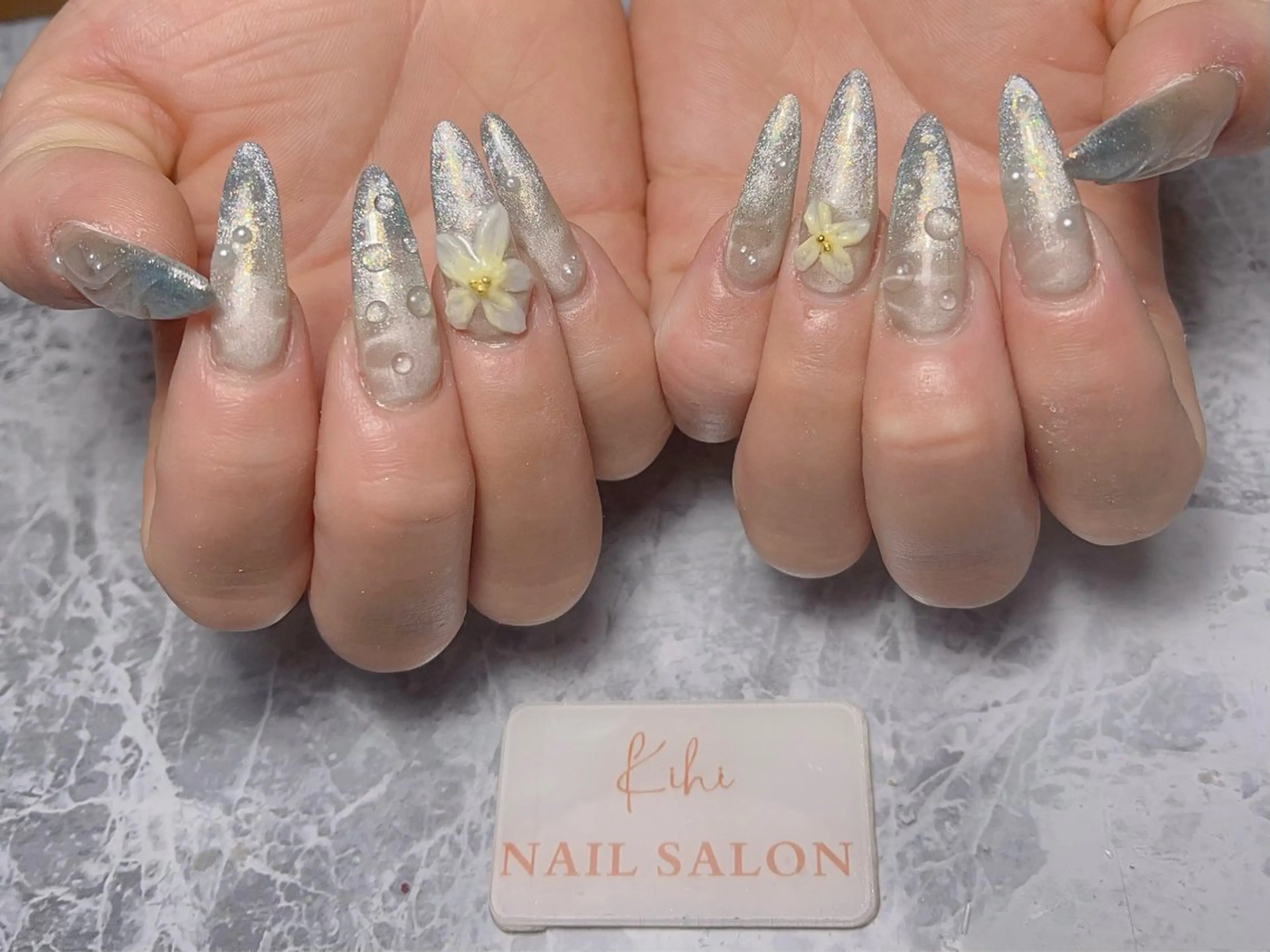 ネイル アートネイル フレンチネイル ジェルネイル グラデーション 韓国ネイル ハンドネイル ハンドケア さくら💮💮 【オフ無料】のネイルデザイン