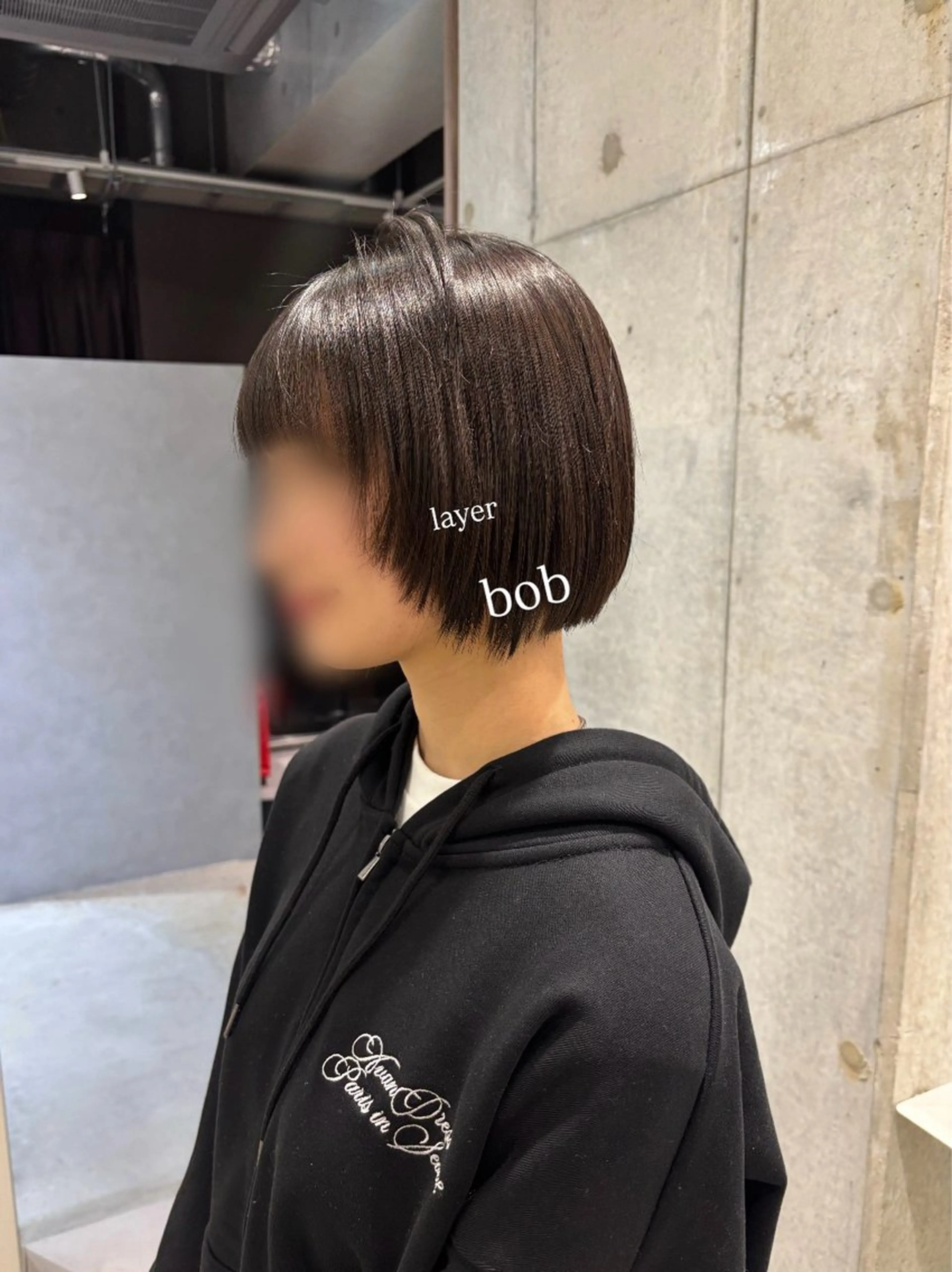 ショート カラー ボブ カット トリートメント 透明感カラー・レイヤ ー🎀amika🎀のヘアスタイル